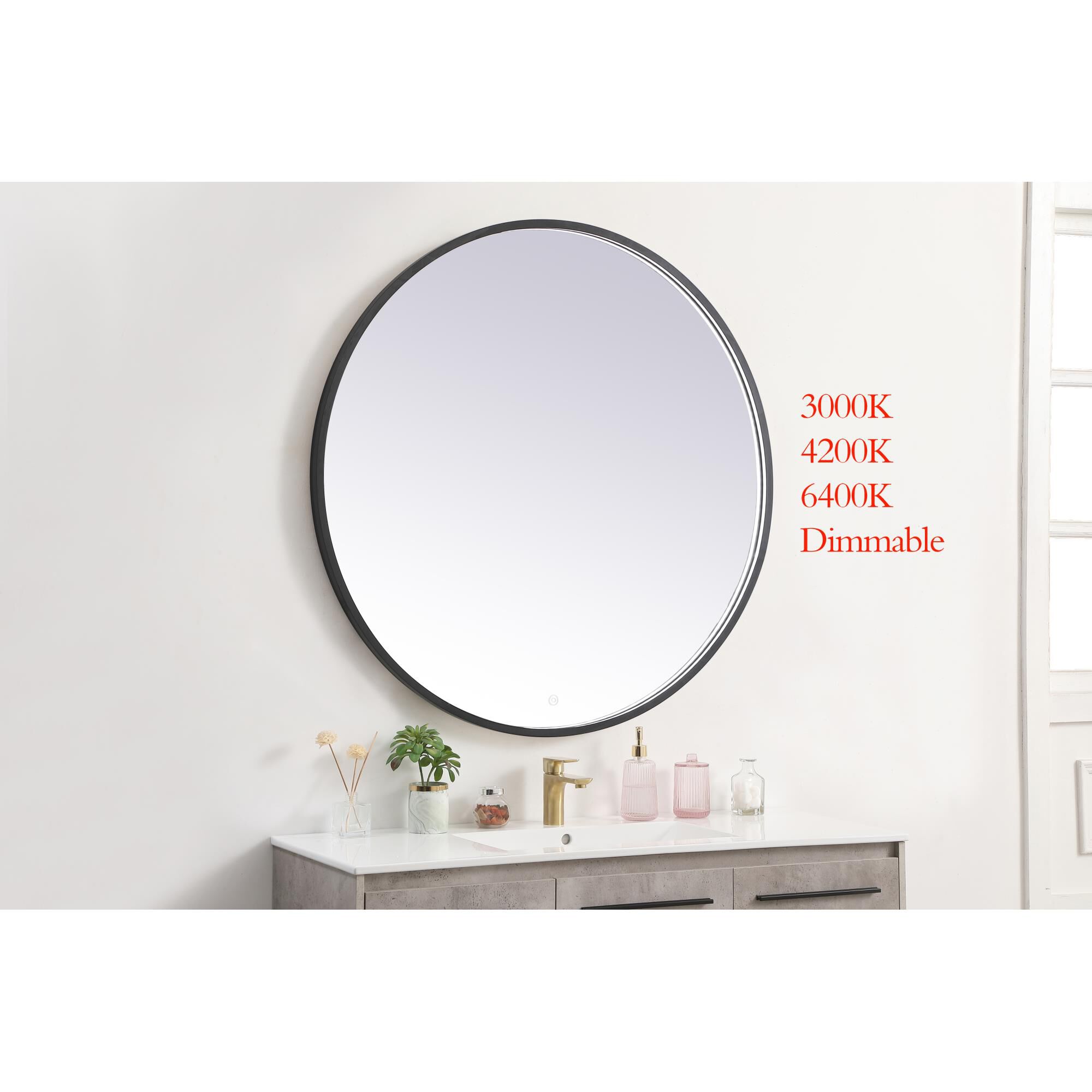 Pier LED Lighted Mirror by Elegant Decor