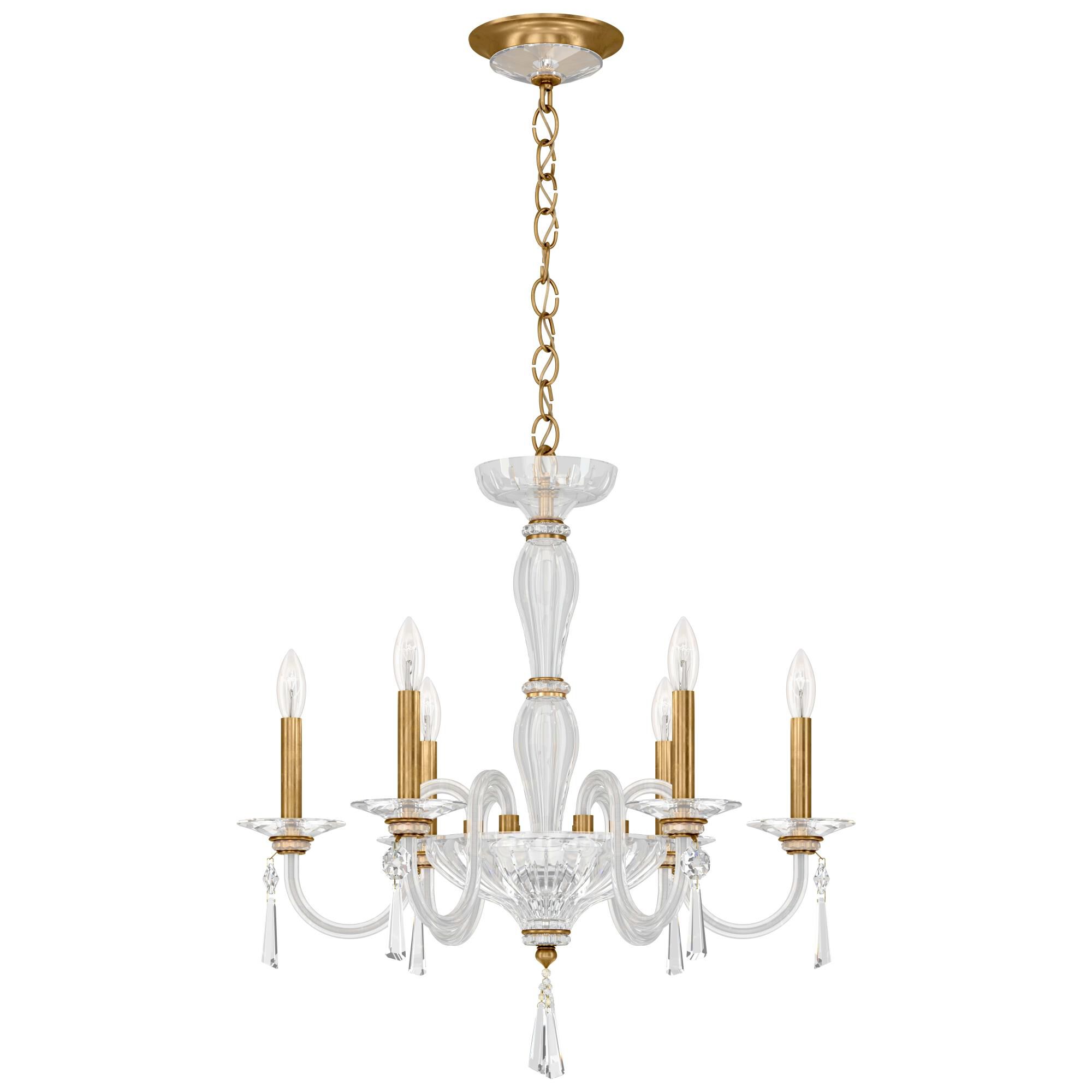 Savannah 24 Inch 6 Light Chandelier by Schonbek