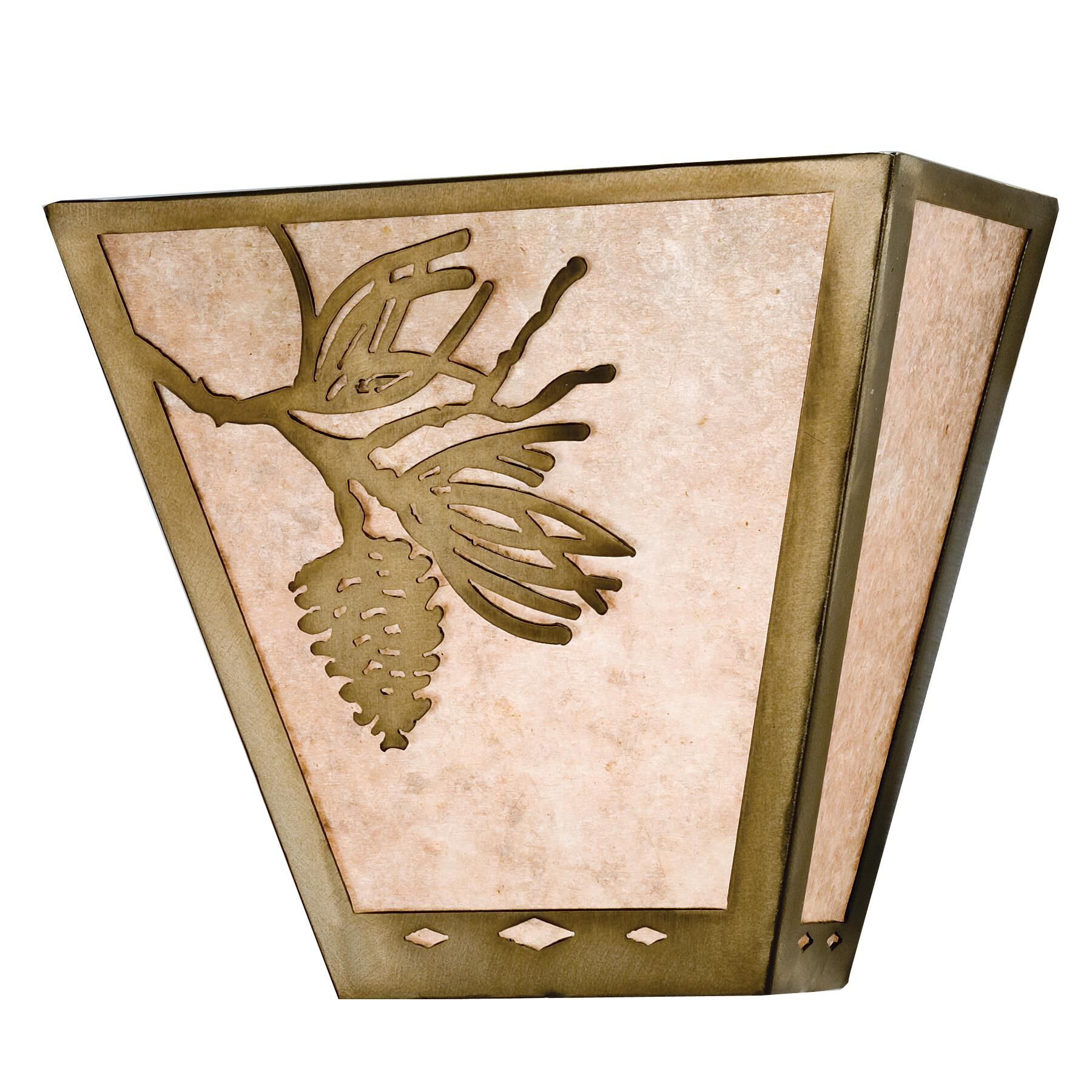 Balsam Pine 13 Inch Wall Sconce by Meyda Lighting