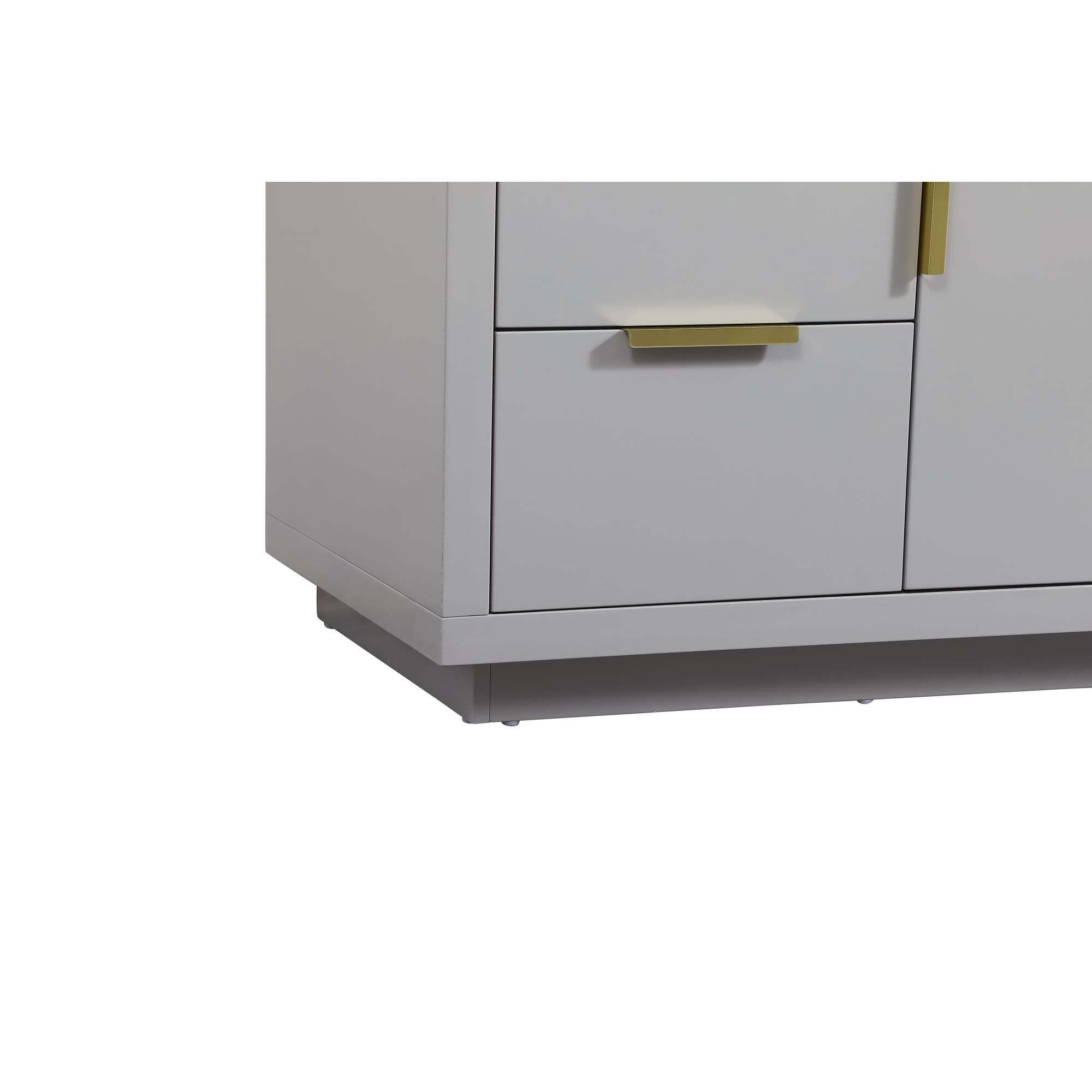 Shown in Grey finish