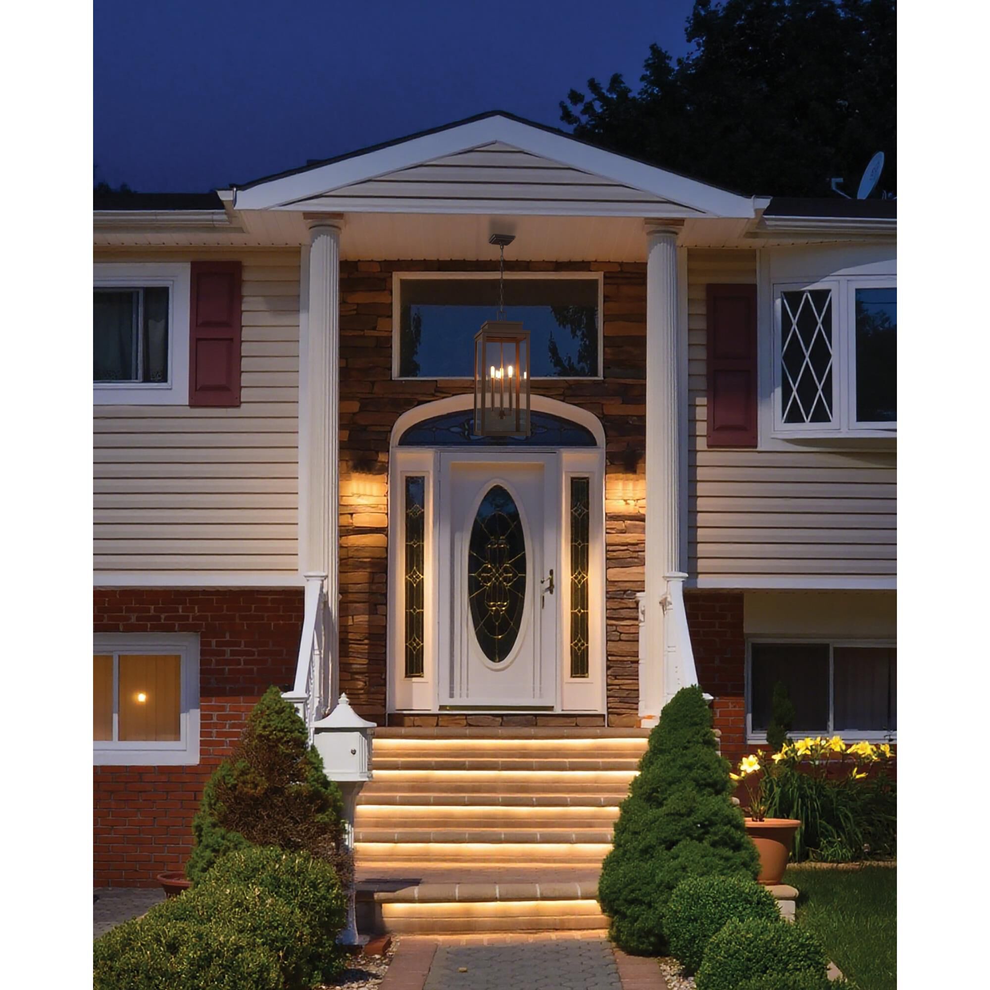 Shown in Dark Bronze finish and Clear glass