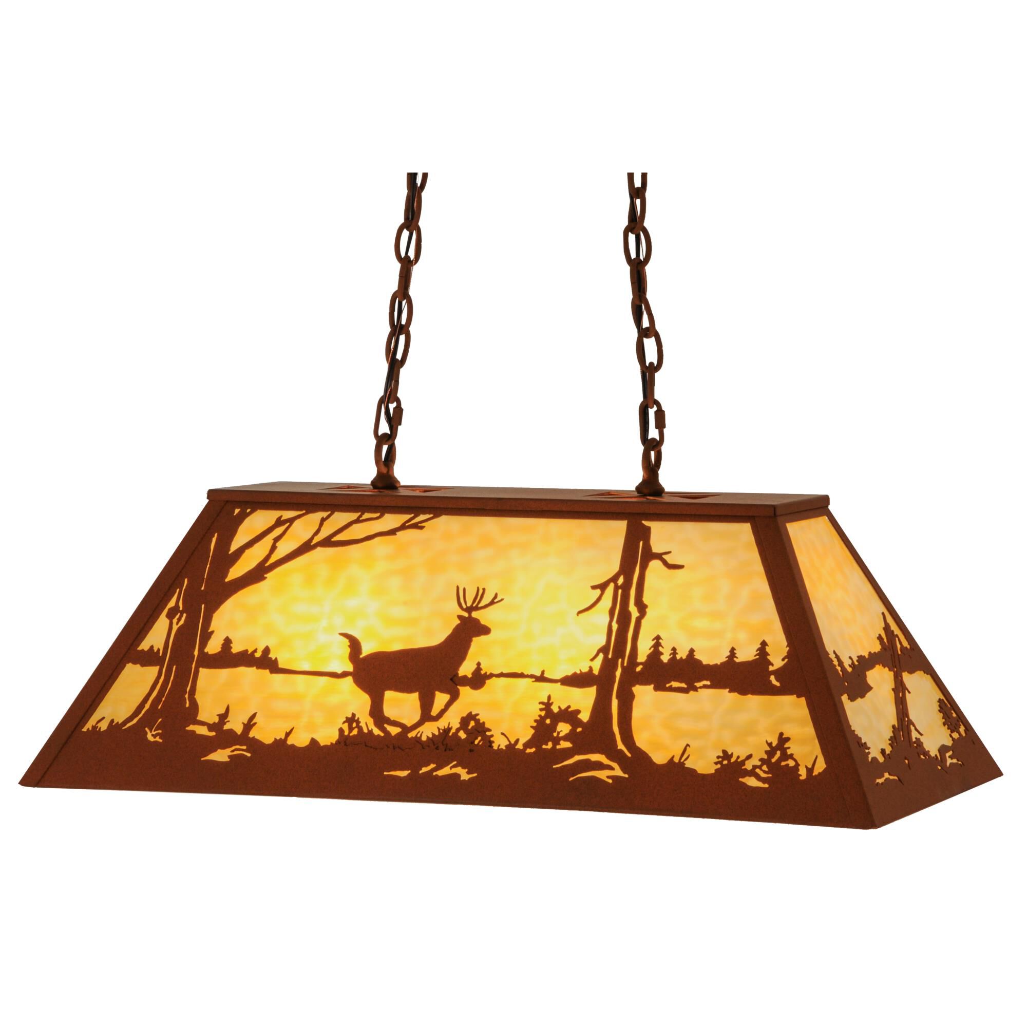 Shown in Custom Finish finish and Beige glass