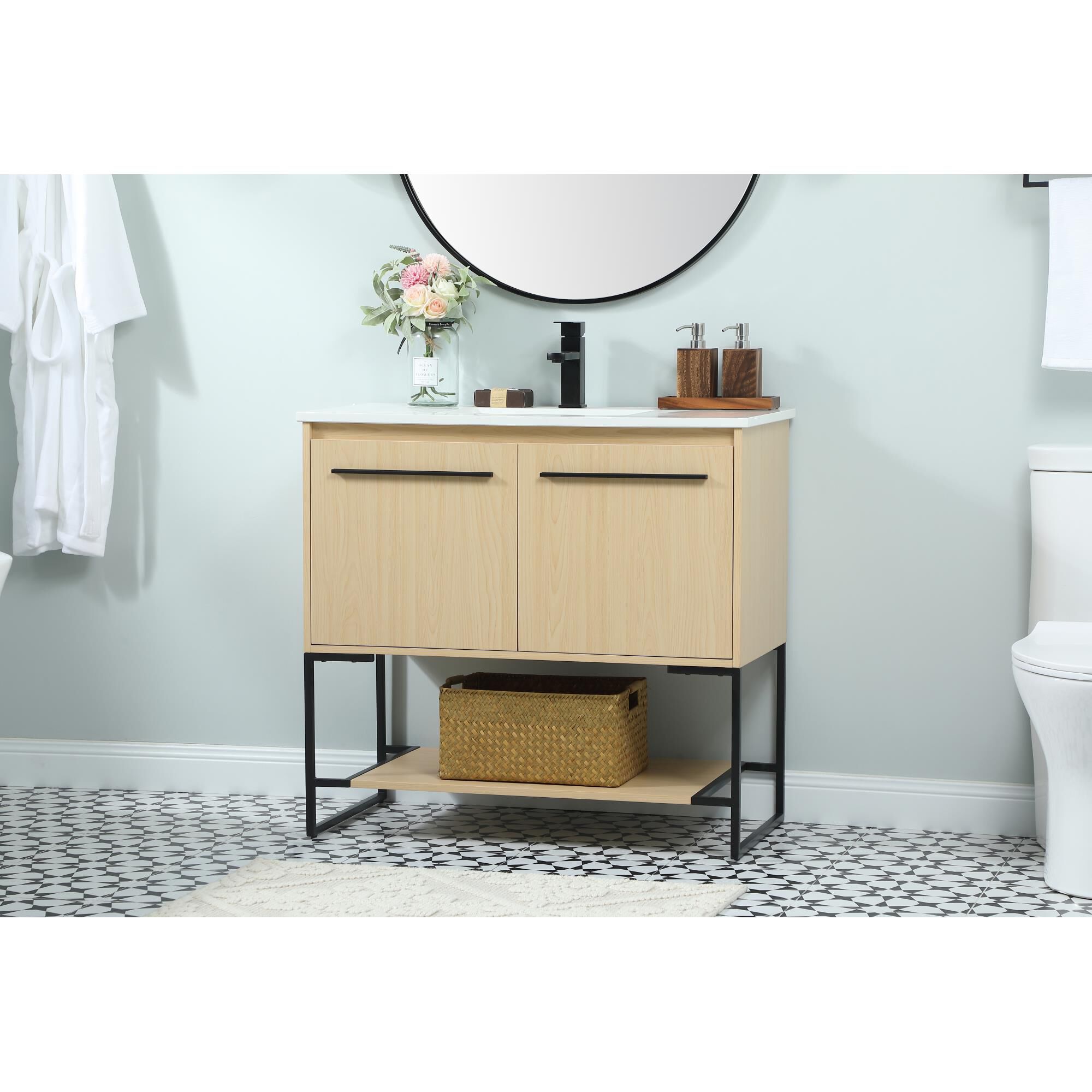 Shown in Maple finish