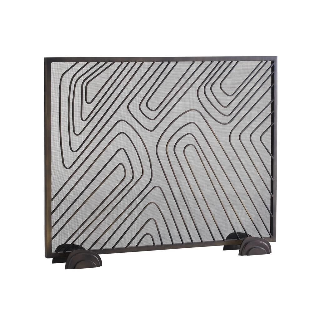 Holmes 40 Inch Fireplace Screen by Arteriors Home