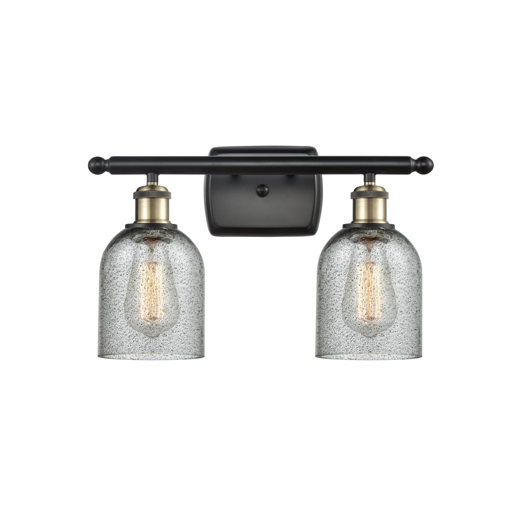 Shown in Black Antique Brass finish and Bell glass and Glass shade and Polished Chrome accent
