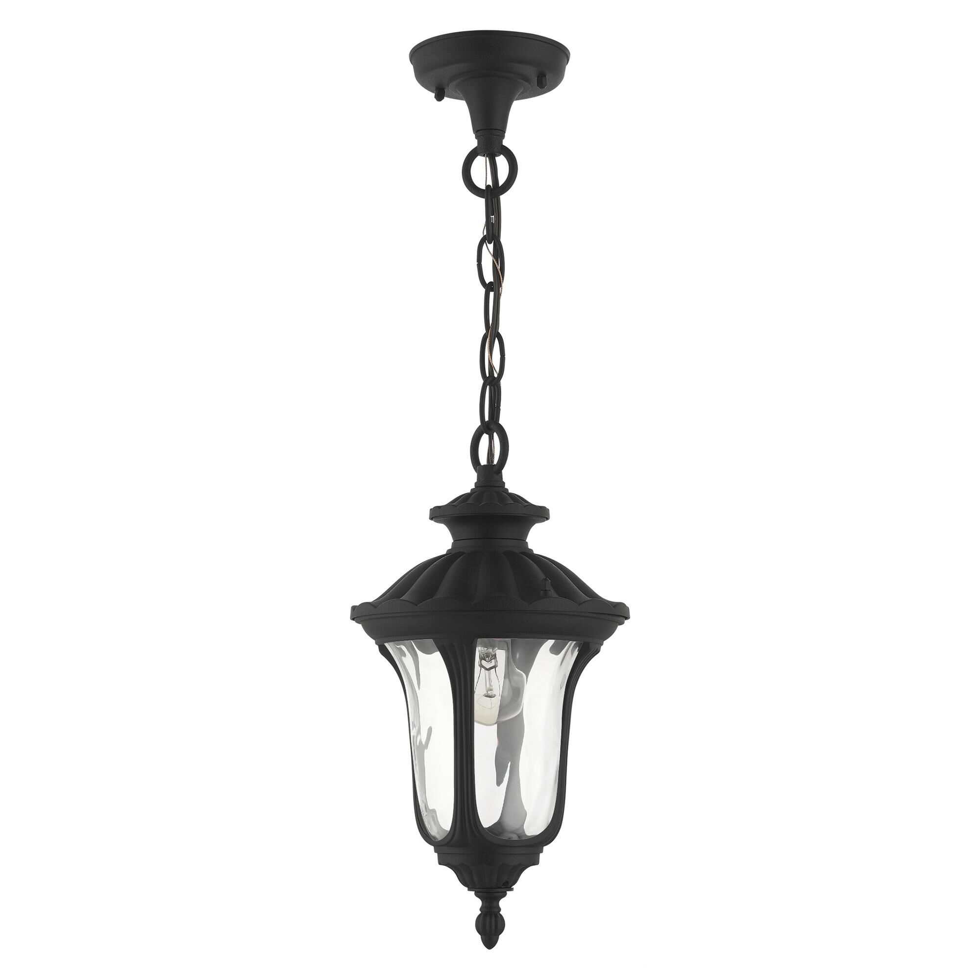 Livex Lighting Oxford 14 Inch Tall Outdoor Hanging Lantern