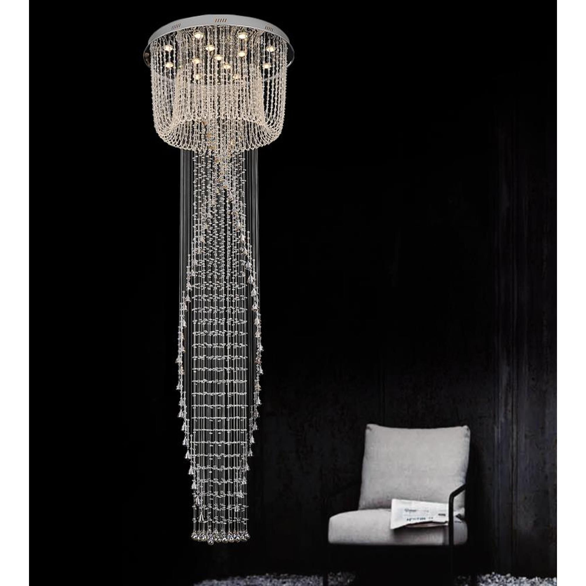 Hallway 32 Inch 13 Light Flush Mount by CWI Lighting