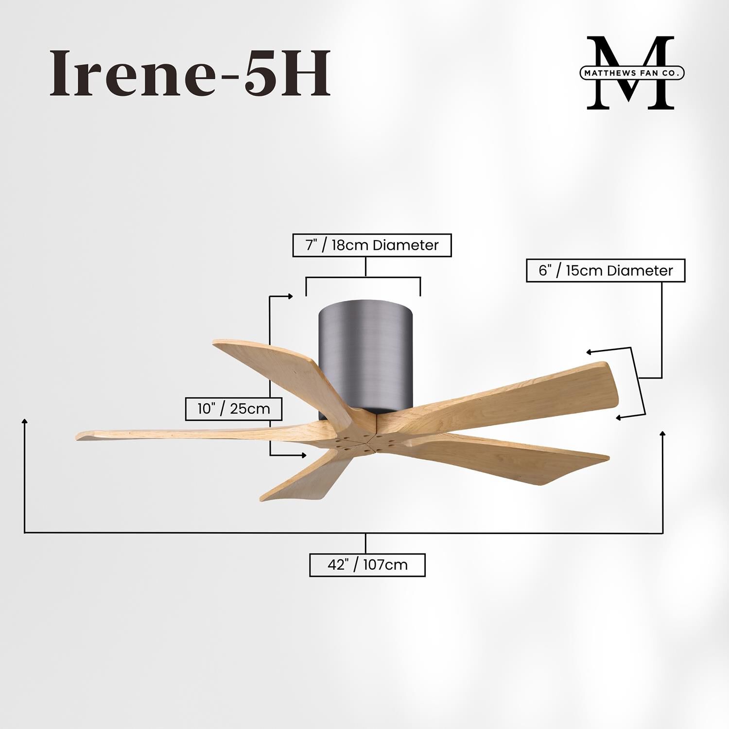 Shown in Brushed Pewter finish