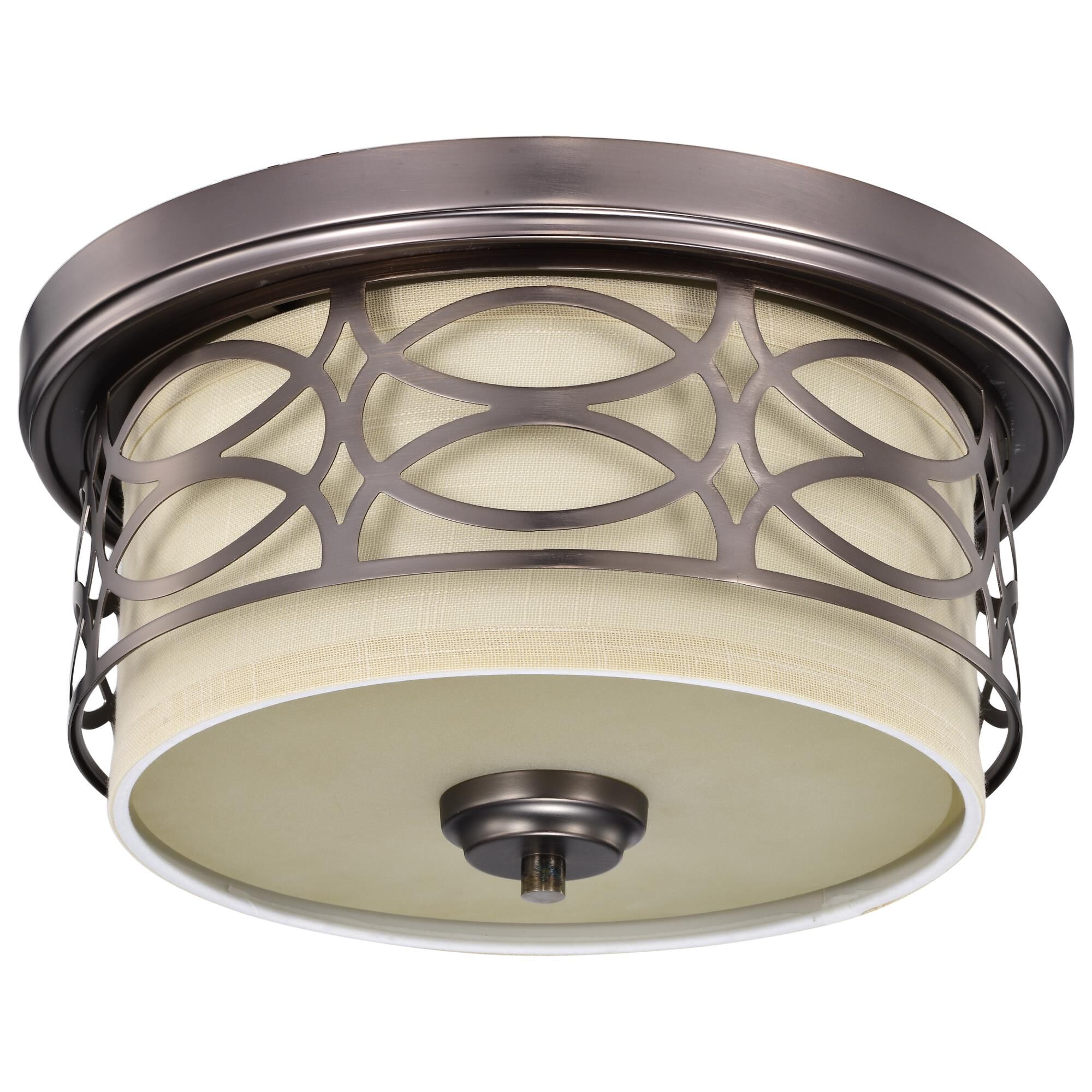 Harlow 13 Inch 2 Light Flush Mount,