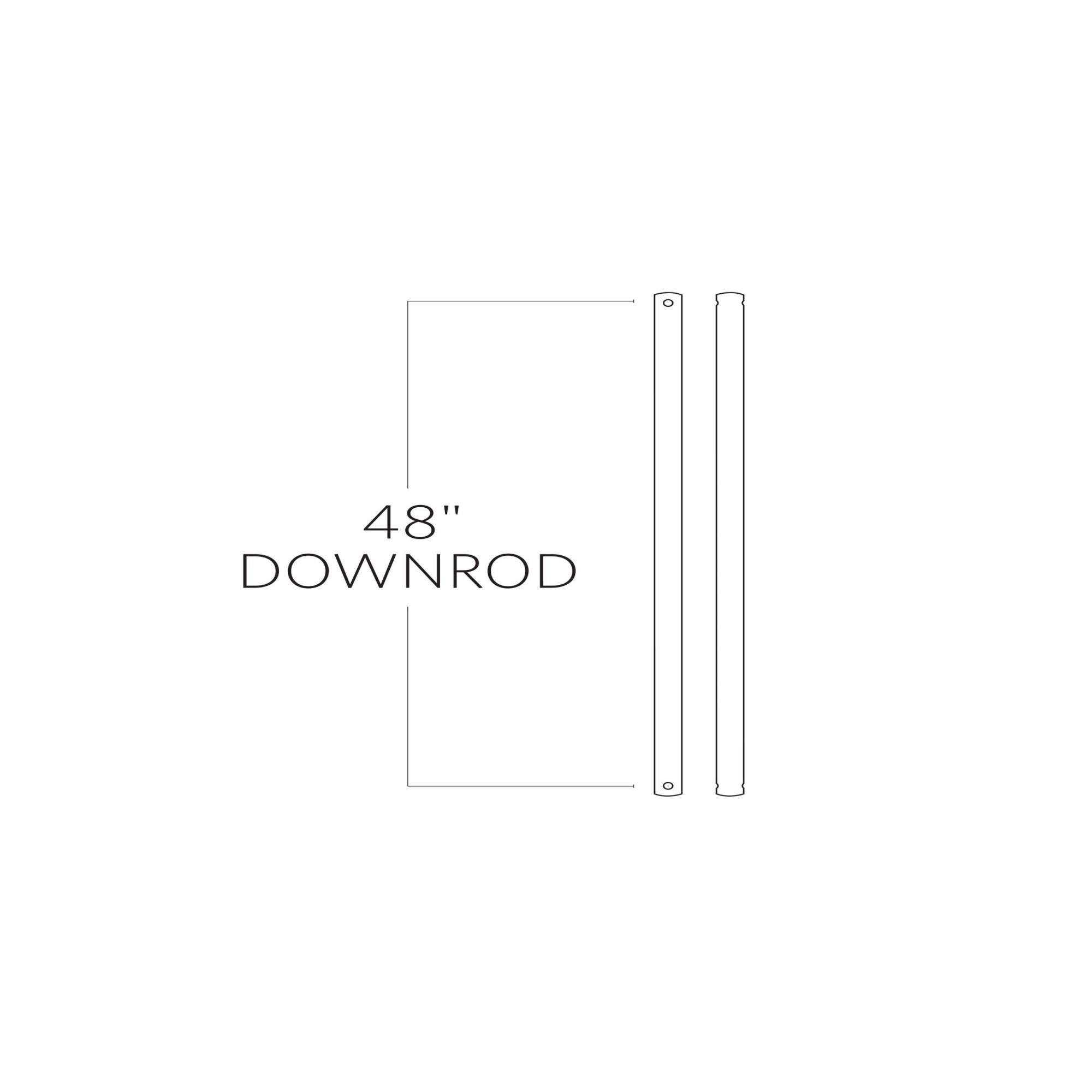 48 Inch Fan Downrod by Matthews Fan Company