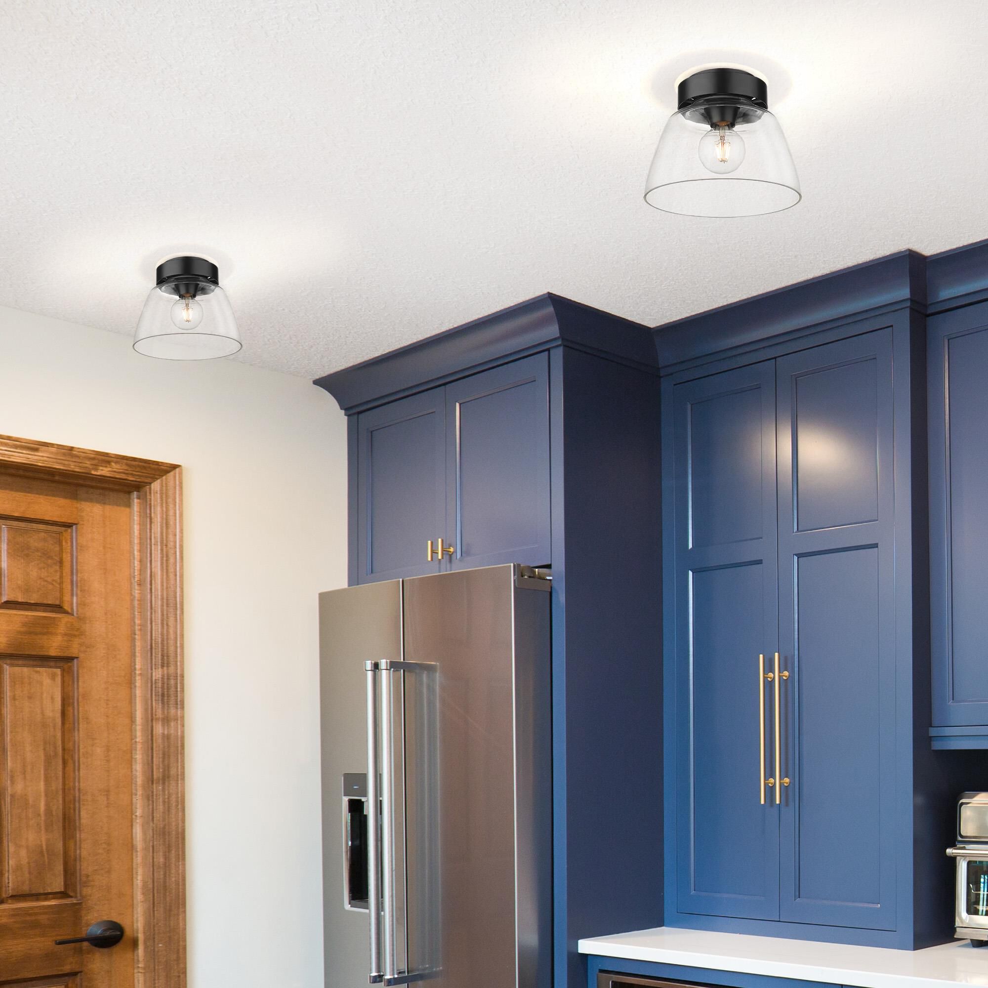 Remy 8 Inch Flush Mount by Golden Lighting