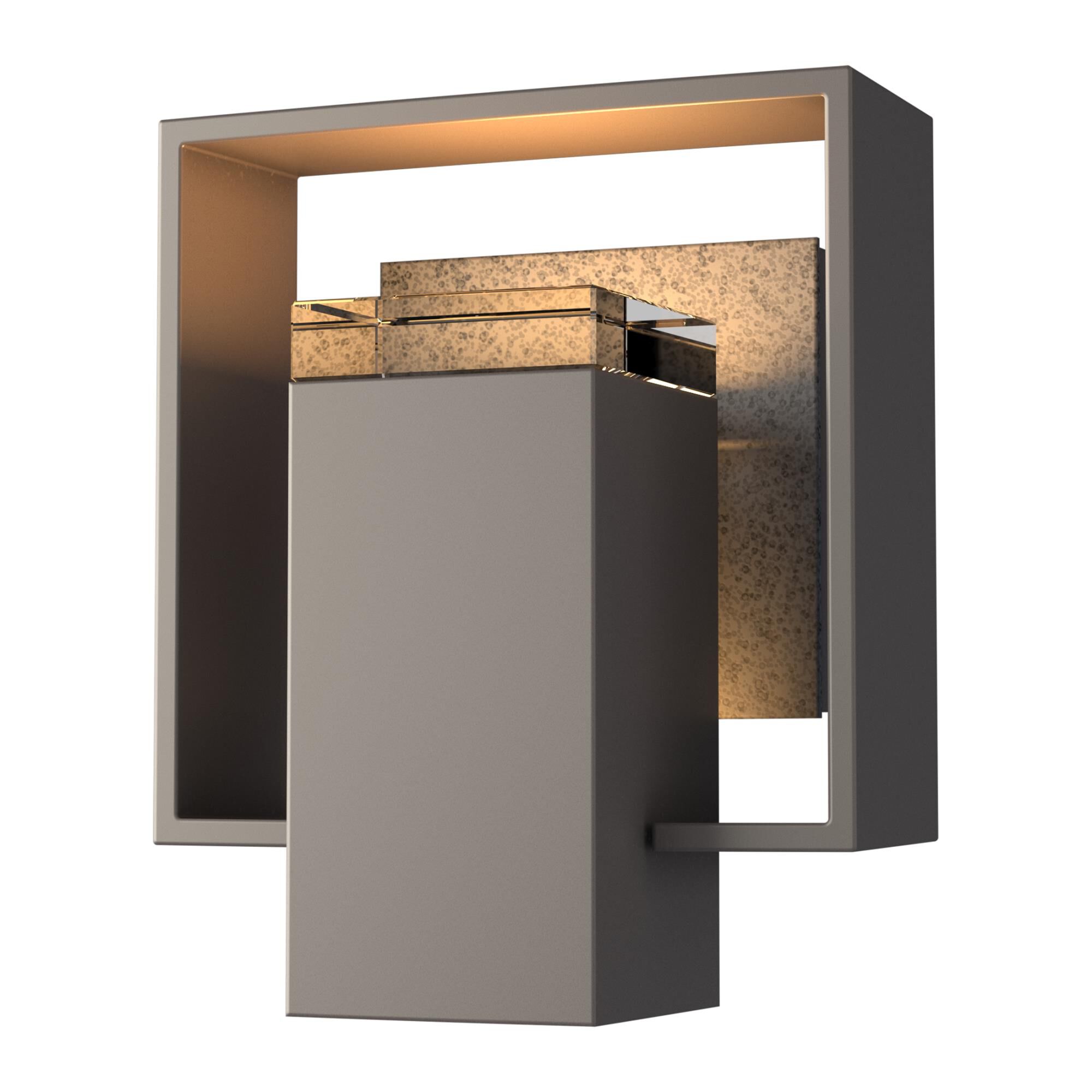 Hubbardton Forge Shadow Box 8 Inch Tall Outdoor Wall Light