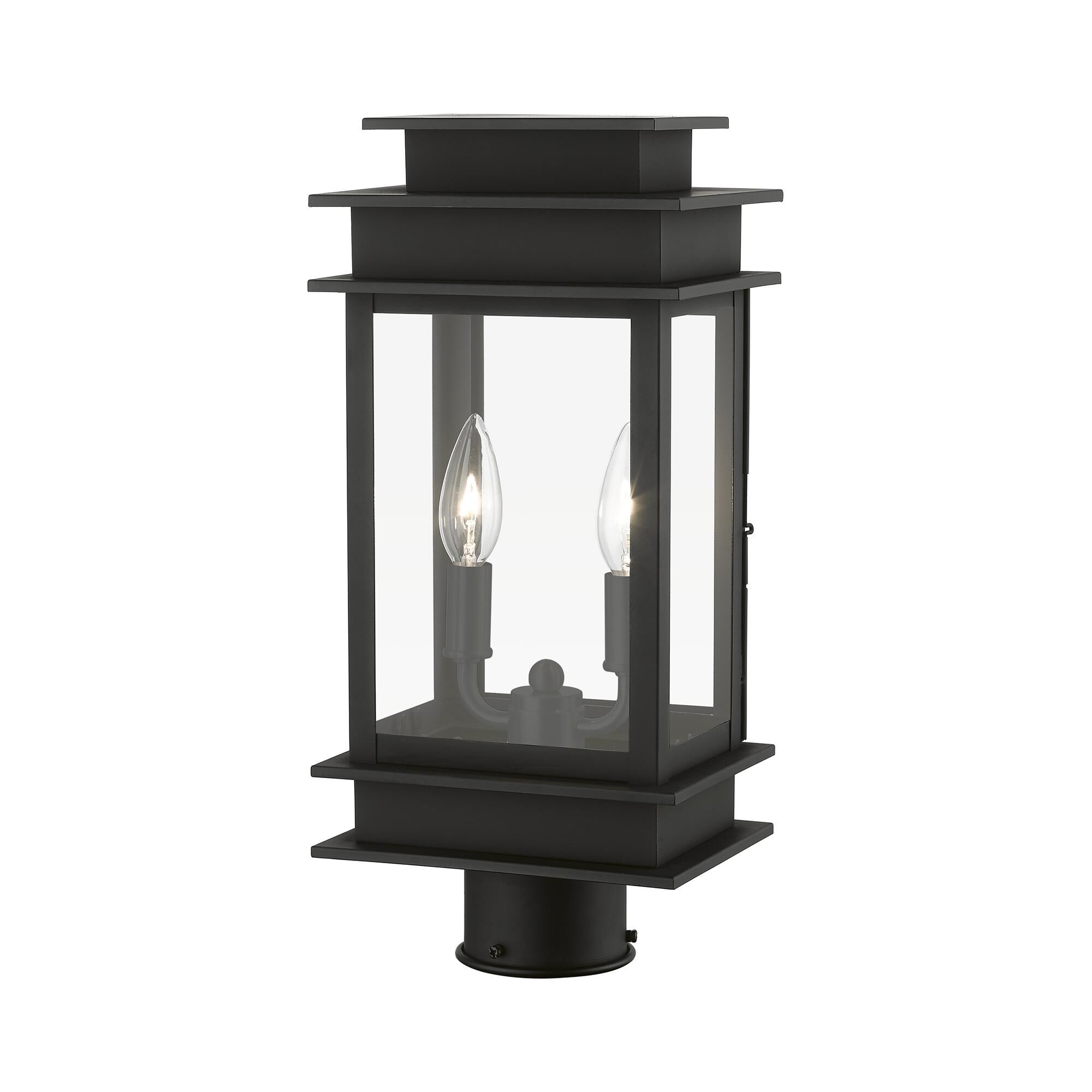 Princeton 16 Inch Tall 2 Light Outdoor Post Lamp by Livex Lighting