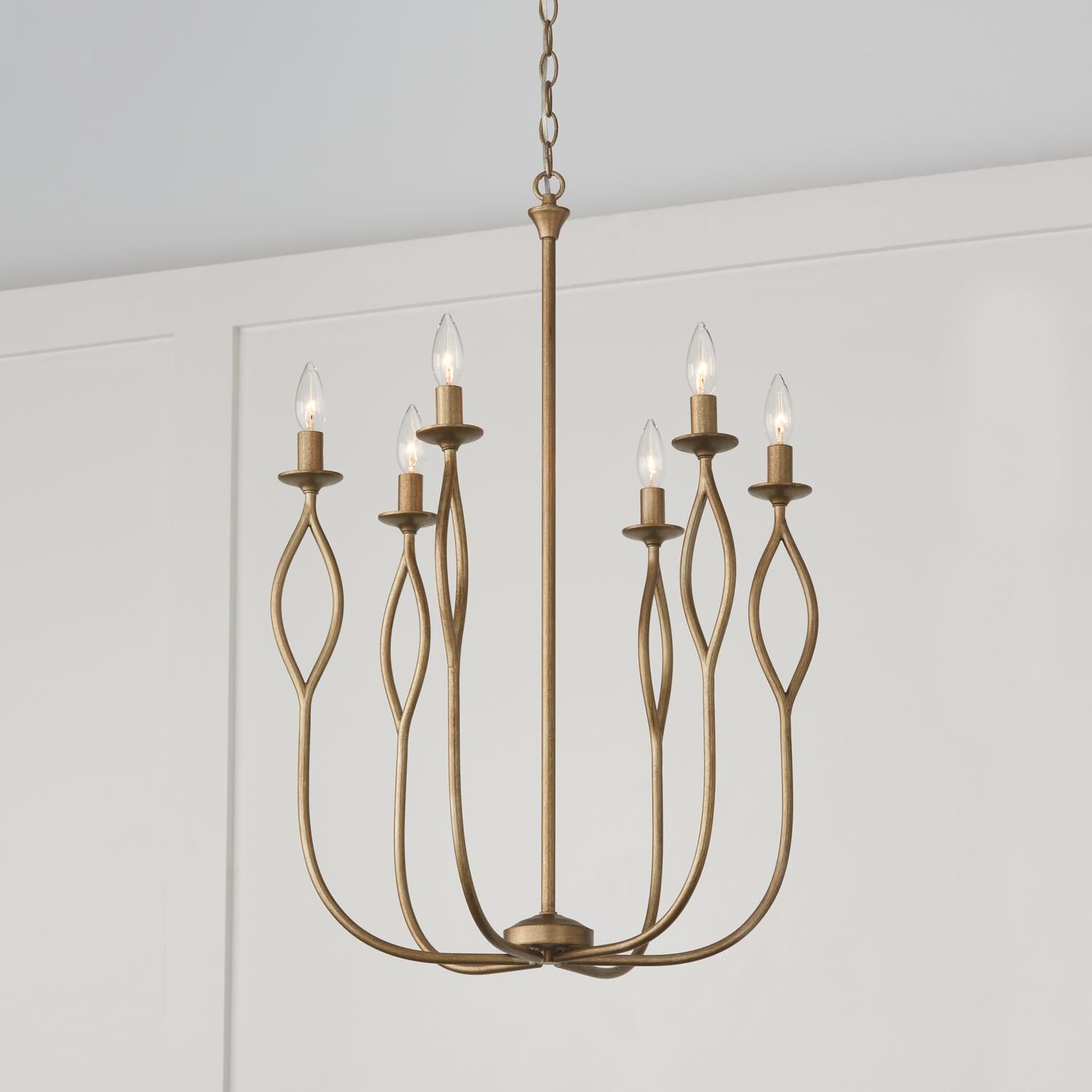 Cohen 22 Inch 6 Light Chandelier by Capital Lighting Fixture Company