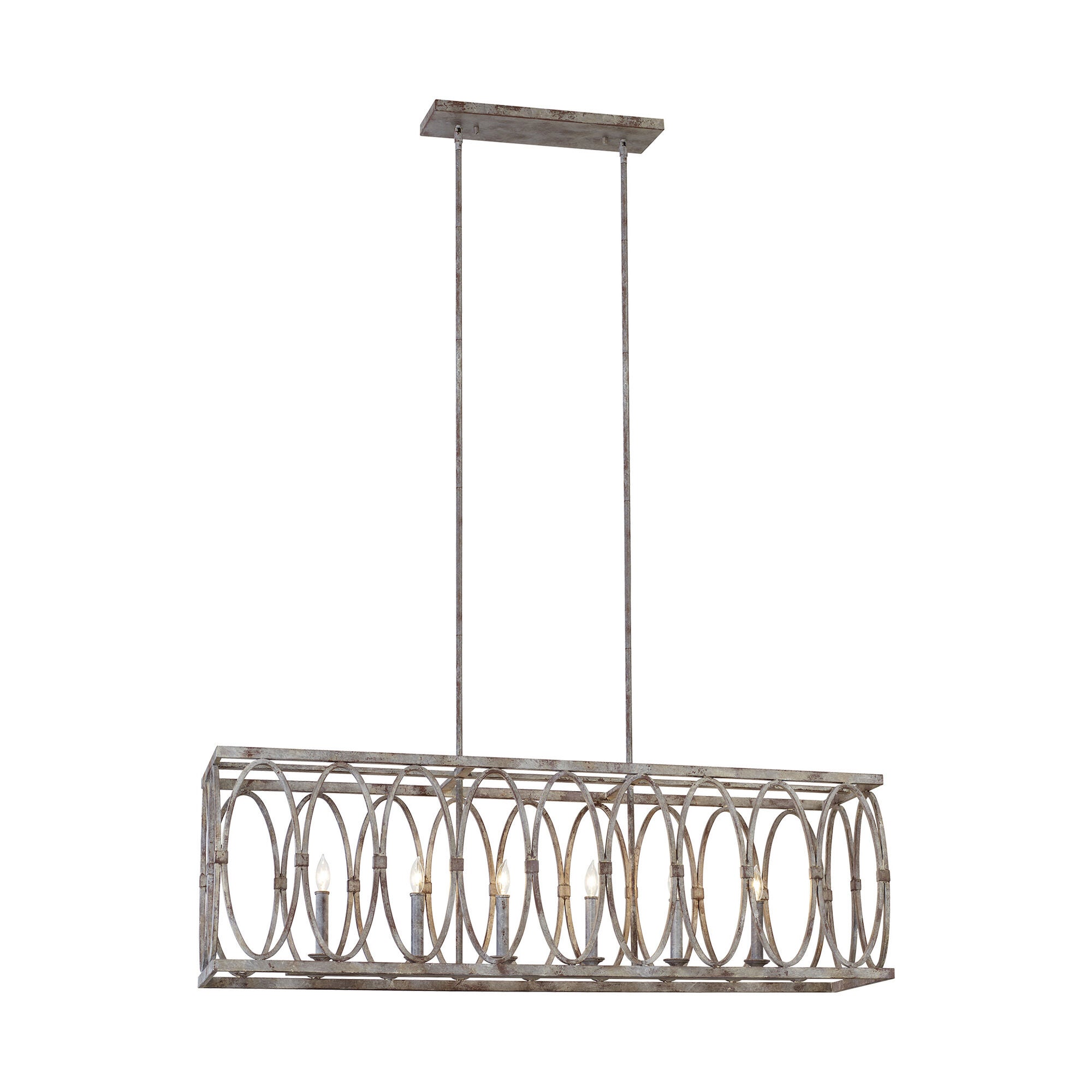 Sean Lavin Patrice 47 Inch 6 Light Mini Chandelier by Visual Comfort Studio Collection