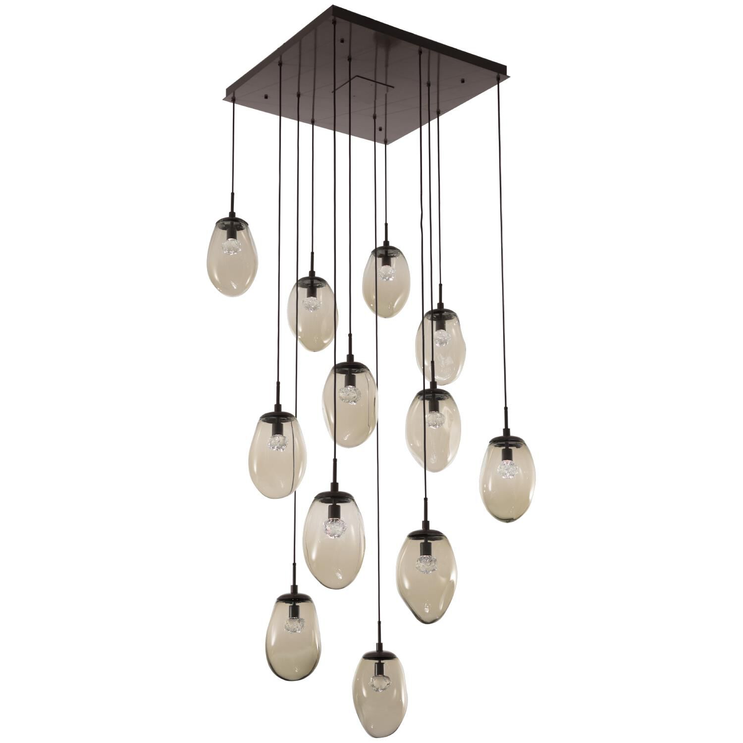 Levi Wilson Nebula 38 Inch 12 Light LED Multi Light Pendant by Hammerton Studio