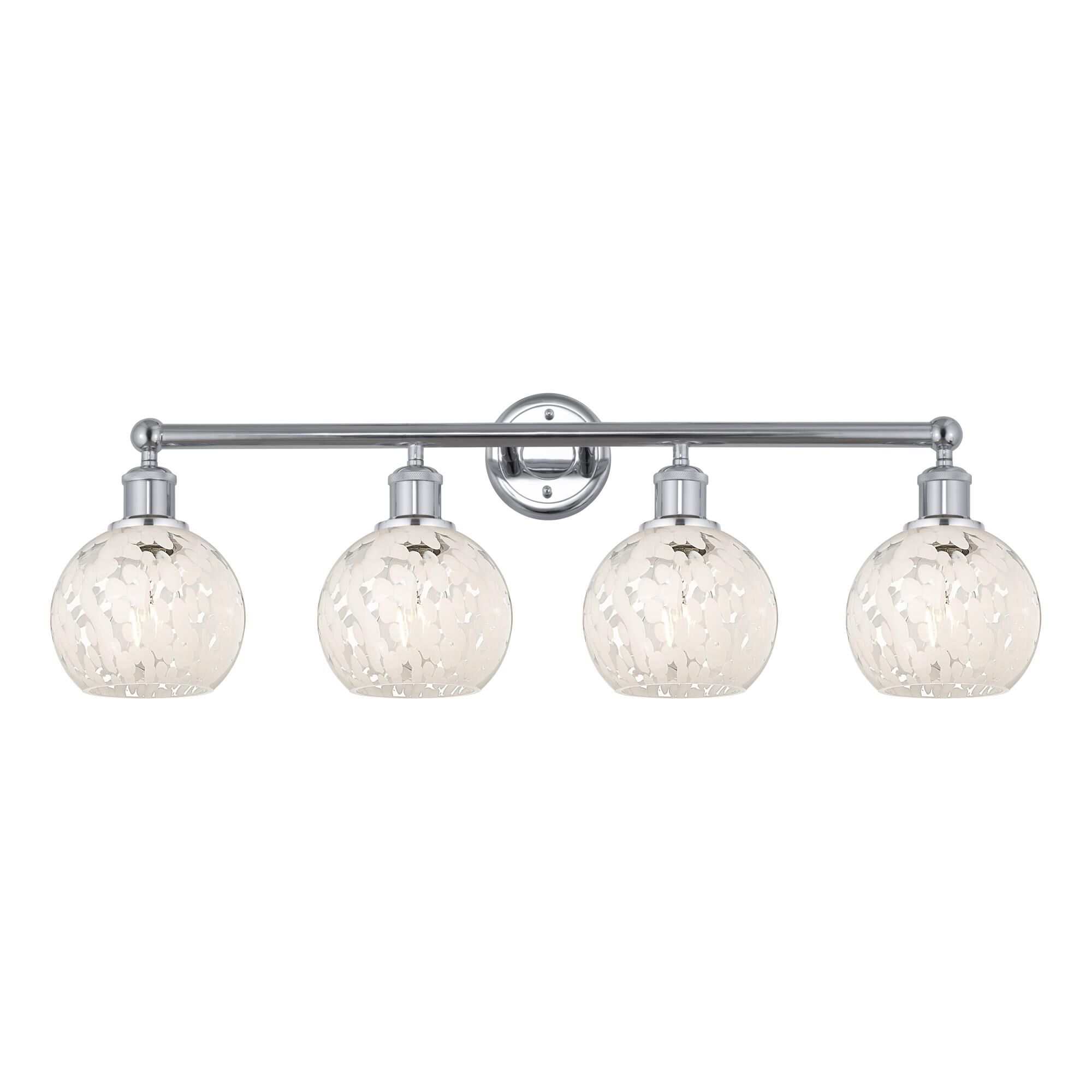 Bruno Marashlian White Mouchette 33 Inch Bath Vanity Light by Innovations Lighting