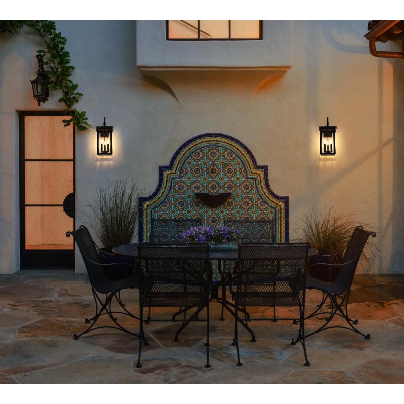 Carisle 9 Inch Outdoor Wall Light by Elegant Lighting