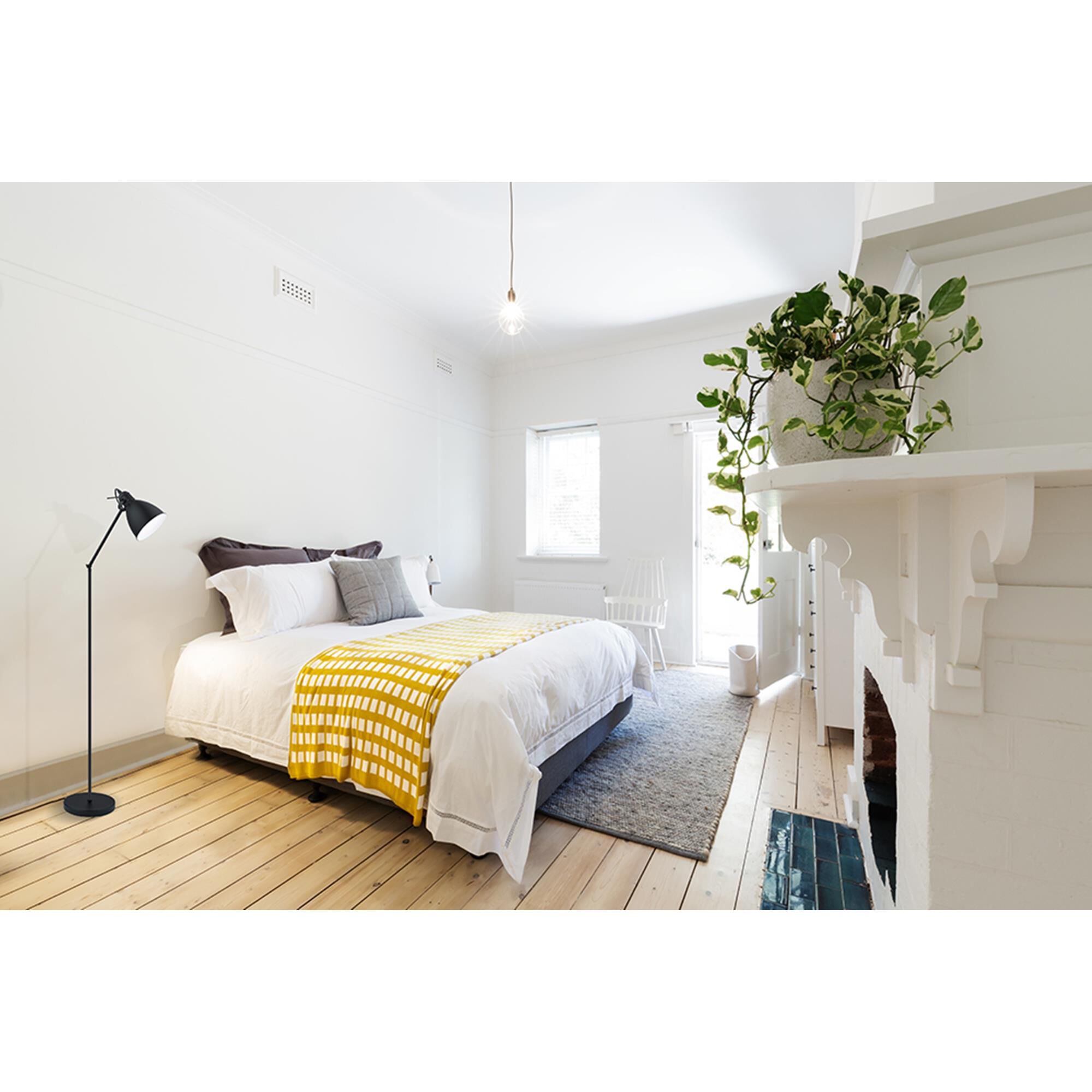 Eglo Priddy 54 Inch Reading Lamp by Eglo Lighting