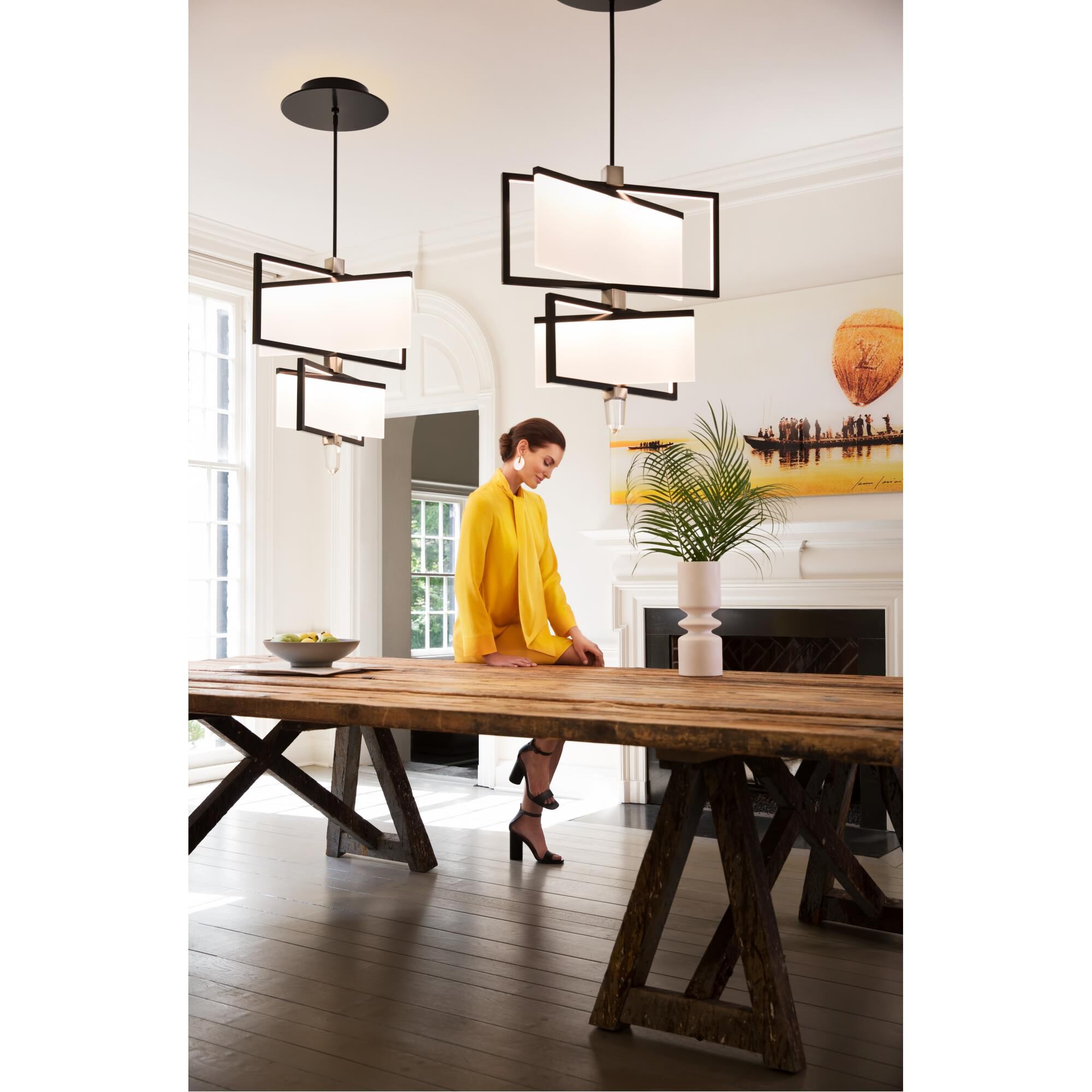 Folio 25 Inch 4 Light LED Chandelier by Hinkley Lighting