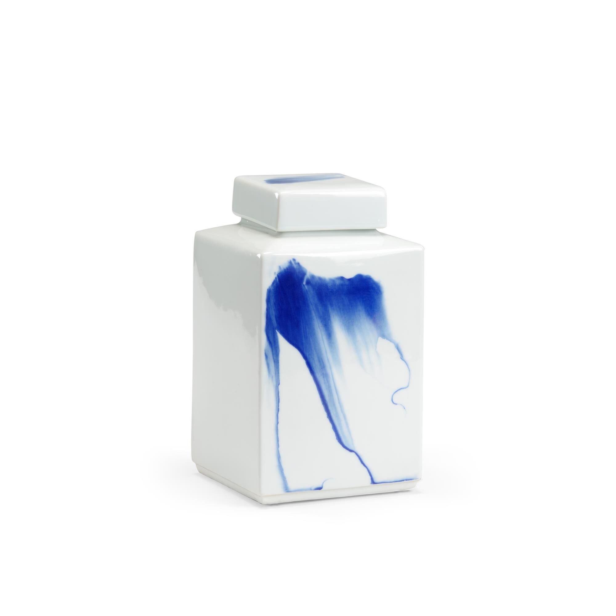 Shown in White-Cobalt Glaze finish