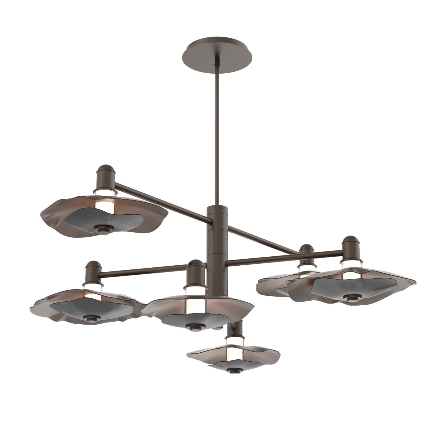 Shown in Flat Bronze finish and Matte Black accent