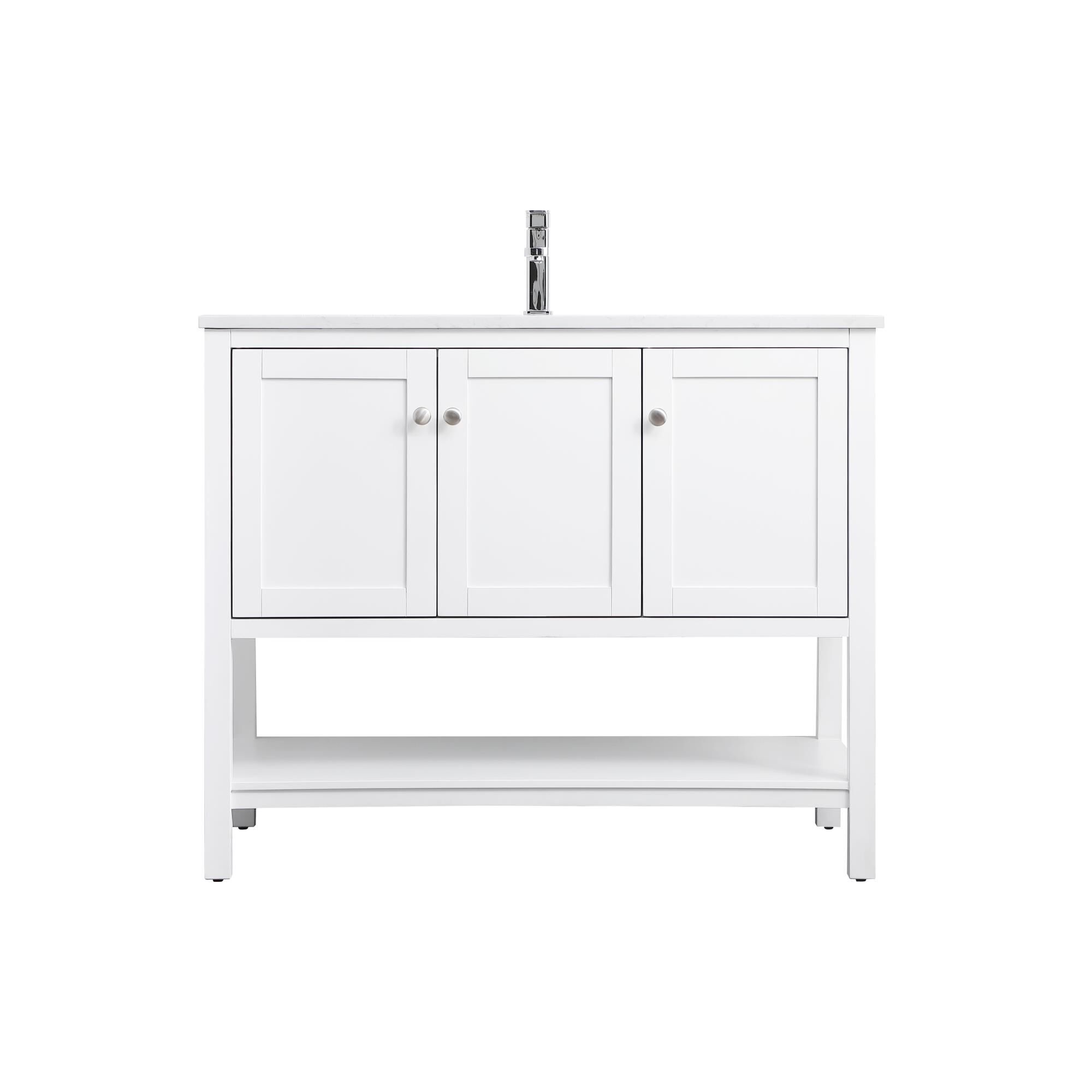 Shown in White finish