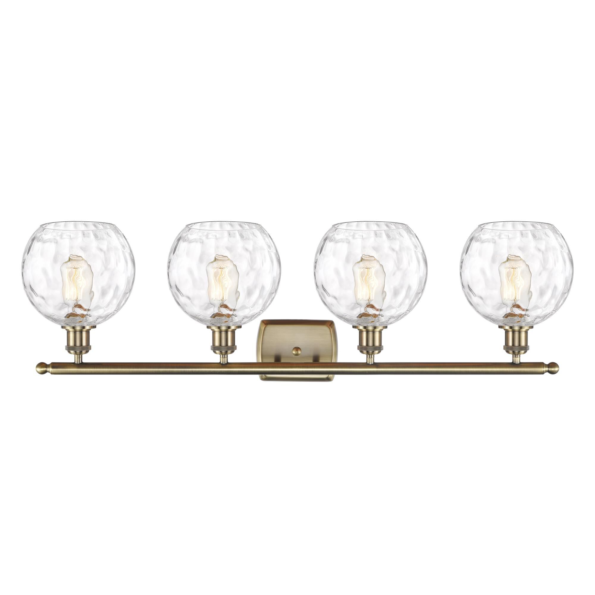 Bruno Marashlian Athens Water Glass 36 Inch 4 Light Bath Vanity Light by Innovations Lighting