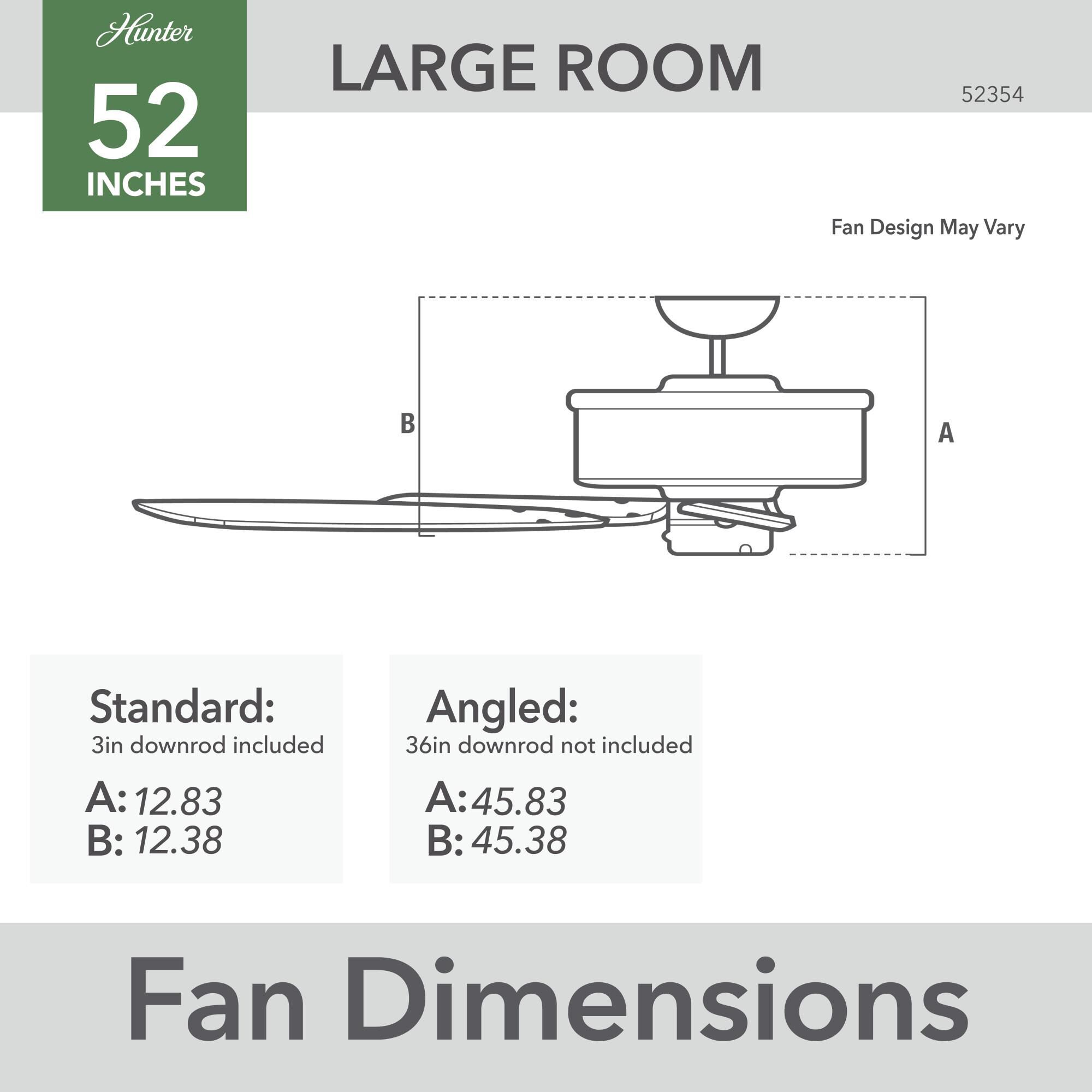 Gilrock 52 Inch Ceiling Fan by Hunter Fan