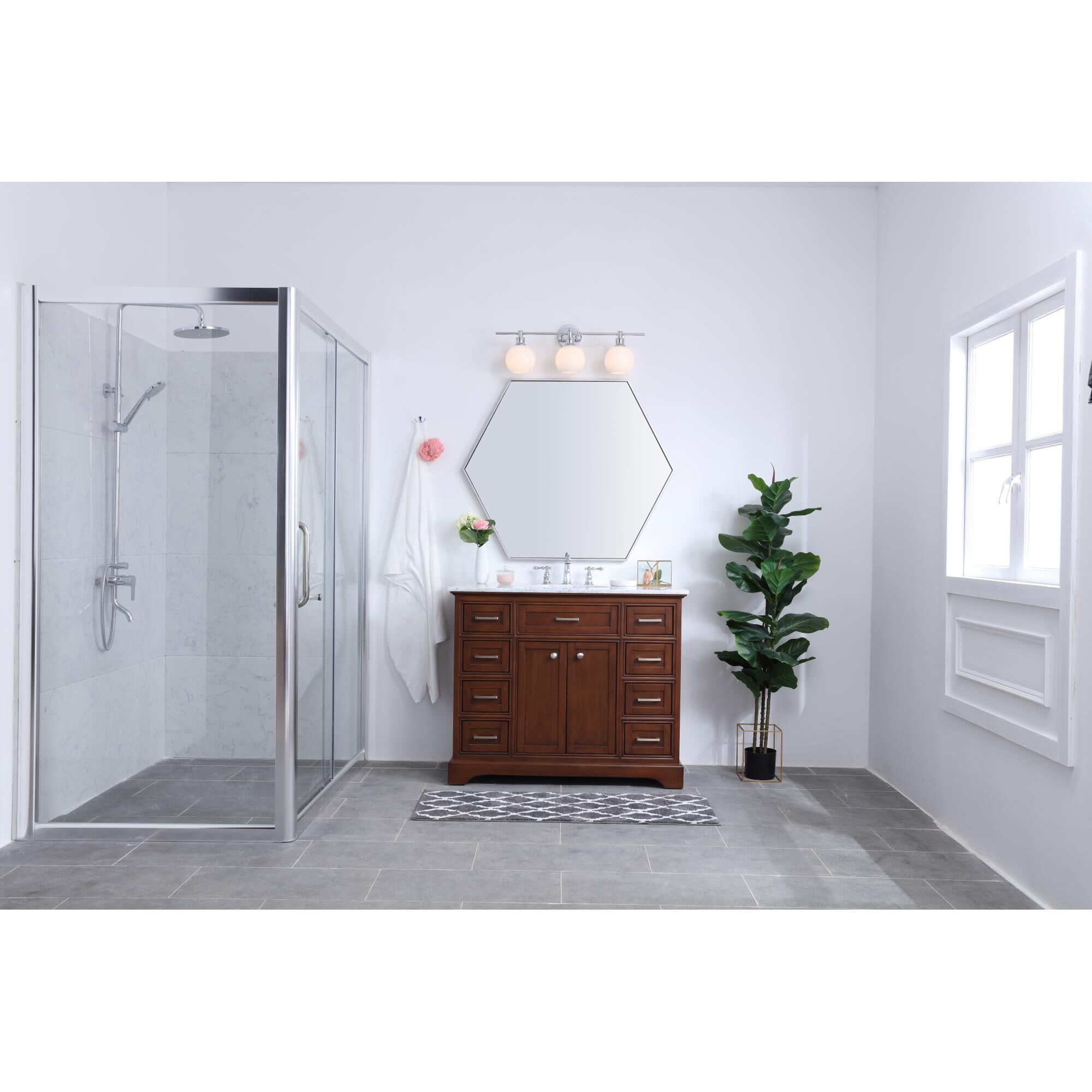 Collier 28 Inch Bath Vanity Light by Elegant Lighting