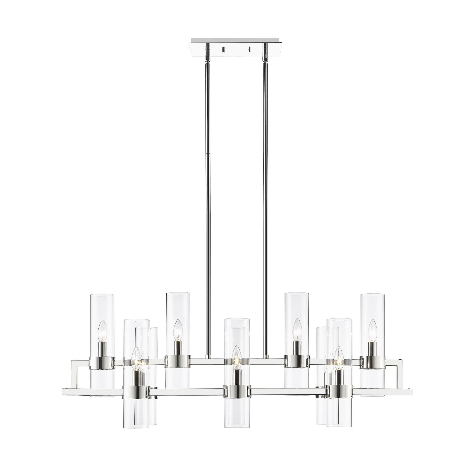 Datus 42 Inch 10 Light Linear Suspension Light by Z-Lite