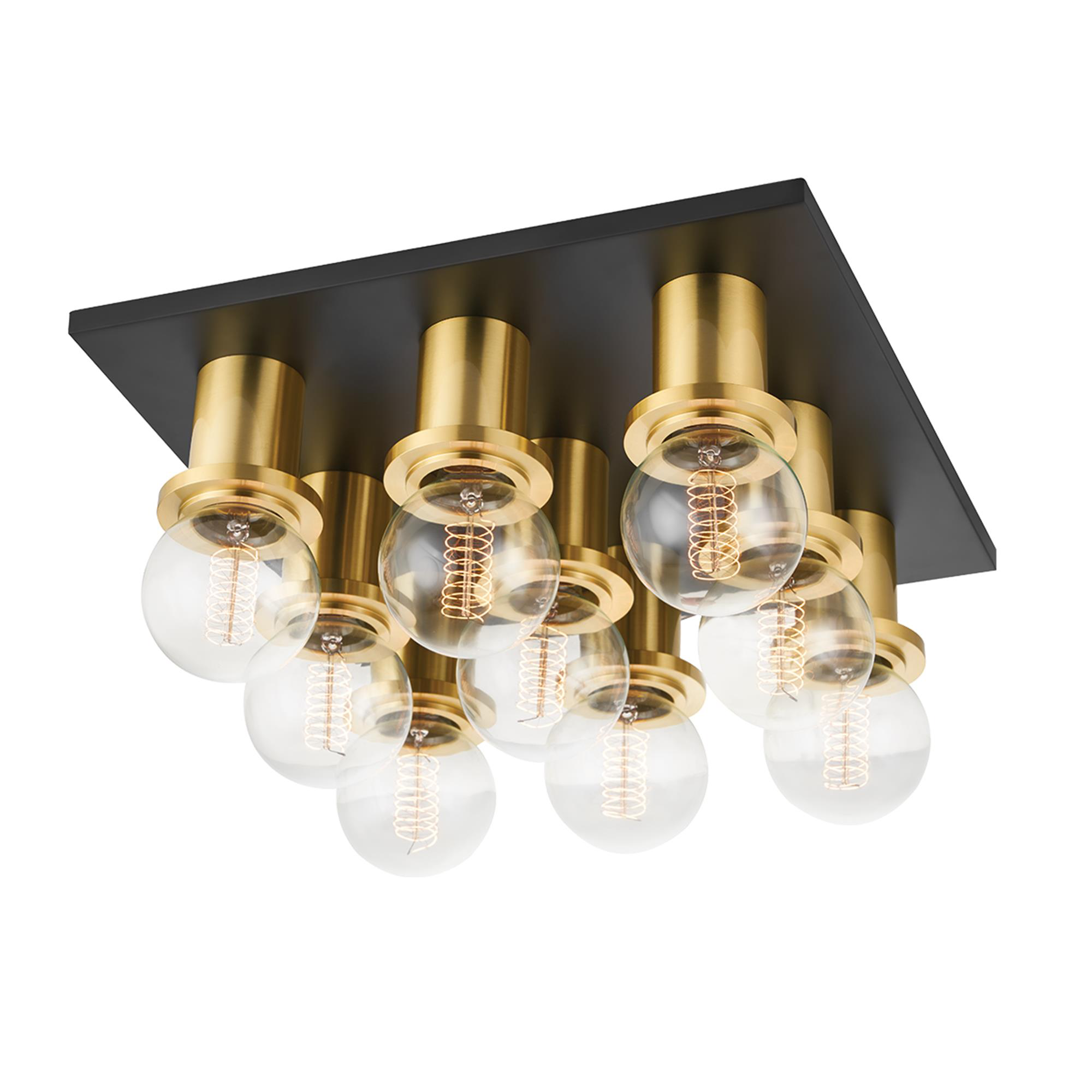 Brandi 14 Inch 9 Light Flush Mount,