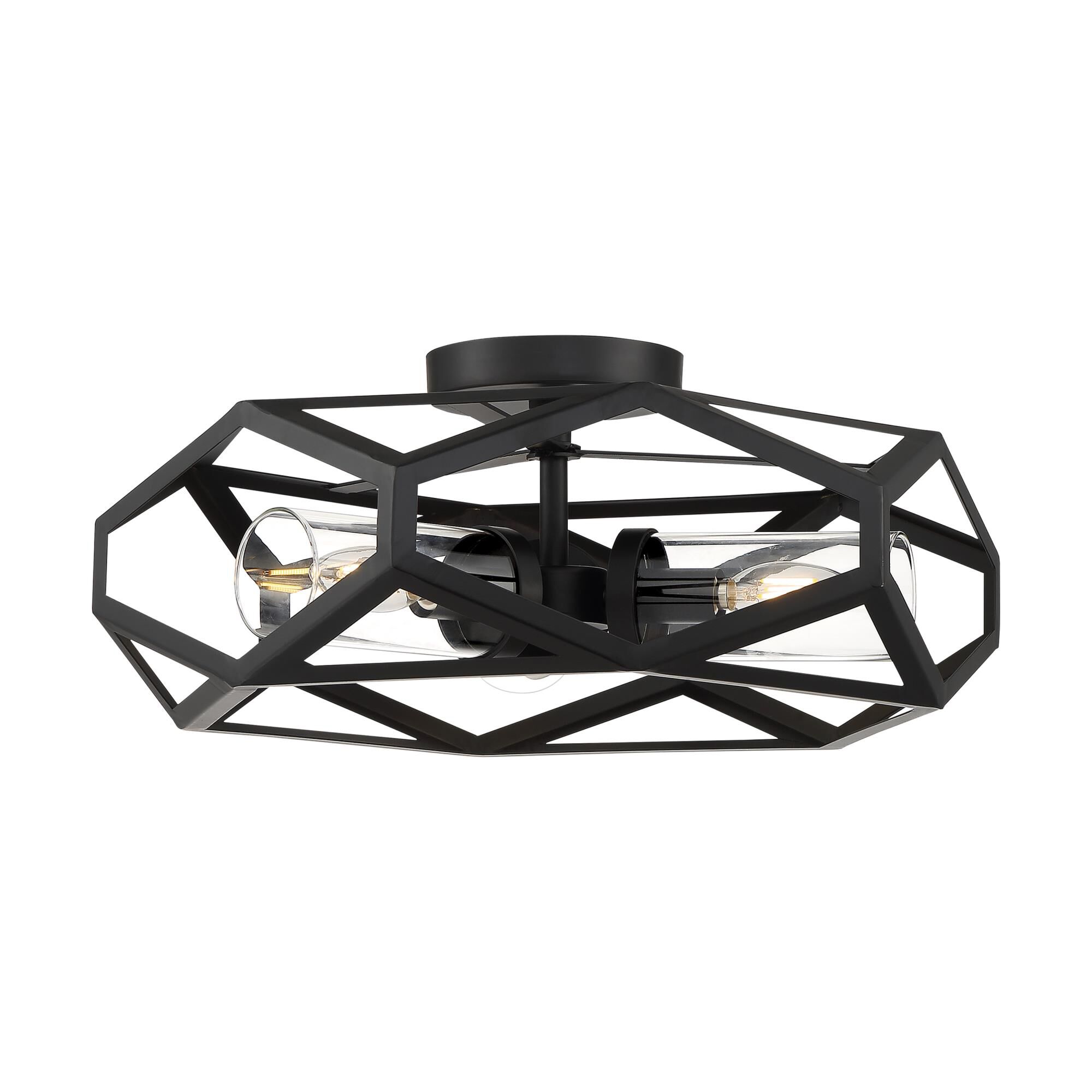 Zemi 20 Inch 3 Light Flush Mount by Nuvo Lighting