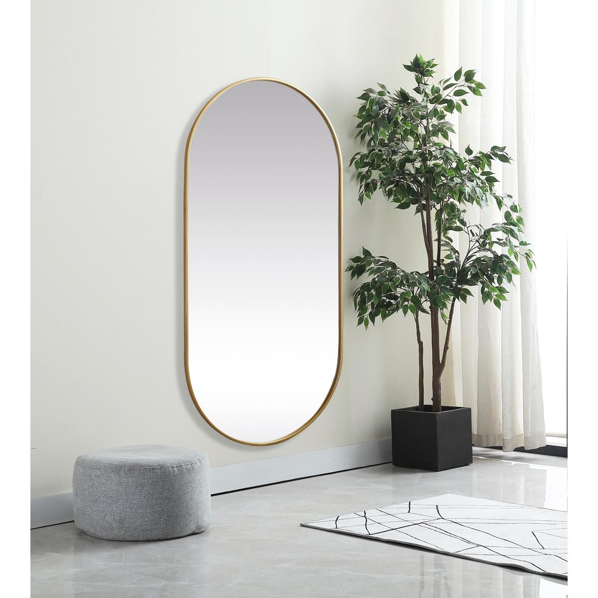 Asha 60 Inch Decorative Mirror by Elegant Decor