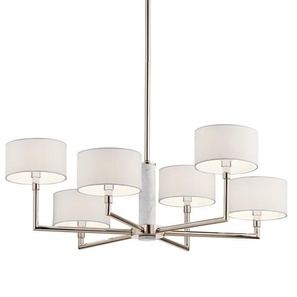 Laurent 33 Inch 6 Light Chandelier by Kichler Lighting