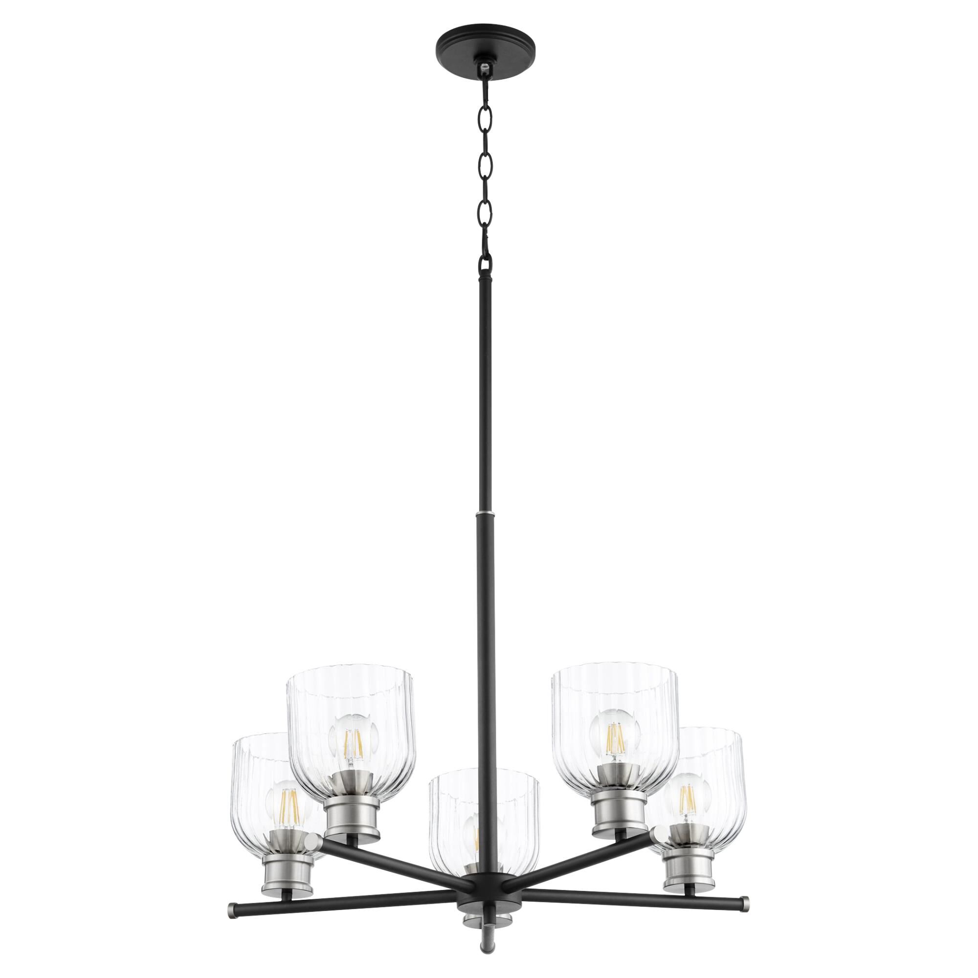 Monarch 25 Inch 5 Light Chandelier by Quorum International