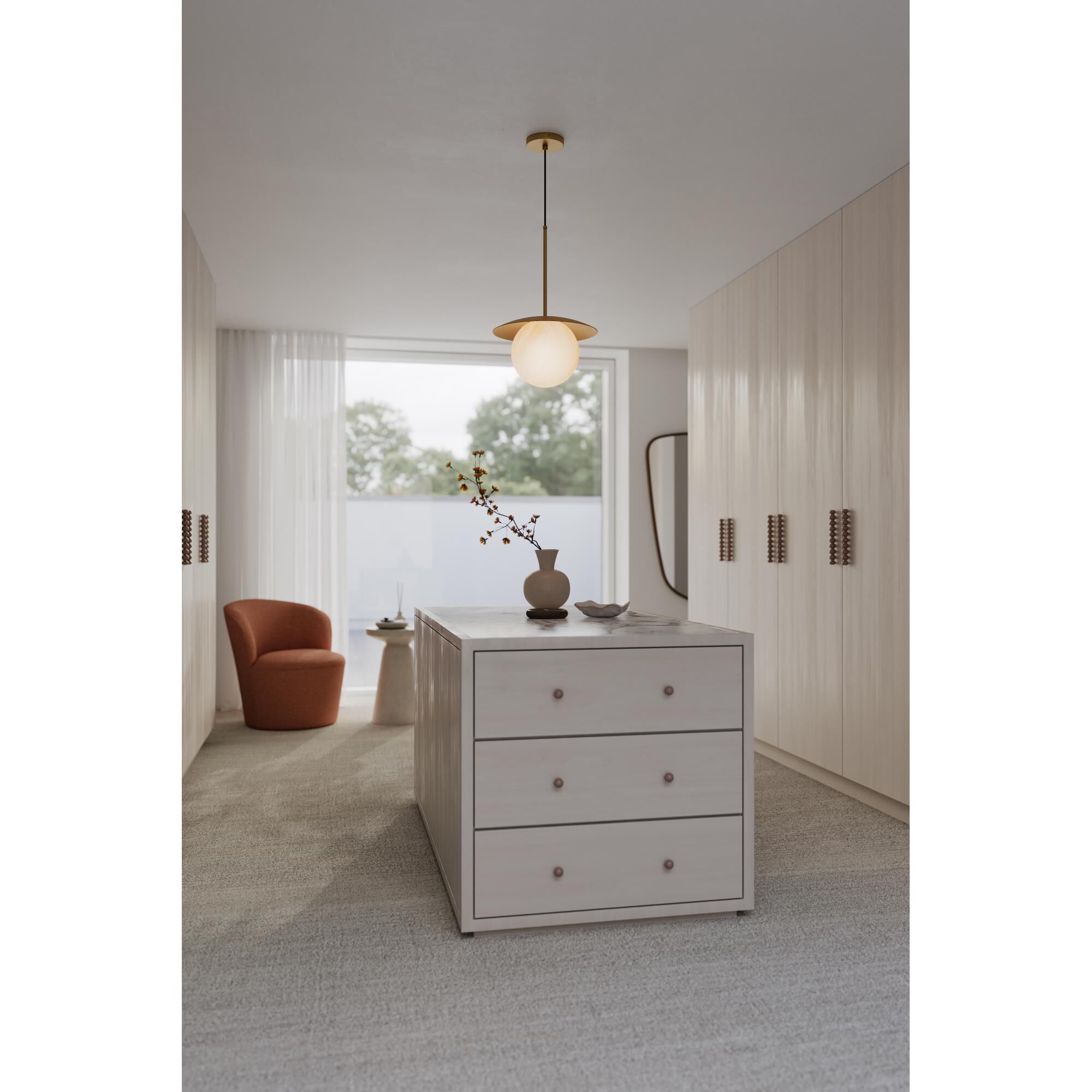 Olenne 14 Inch Large Pendant by Minka Lavery