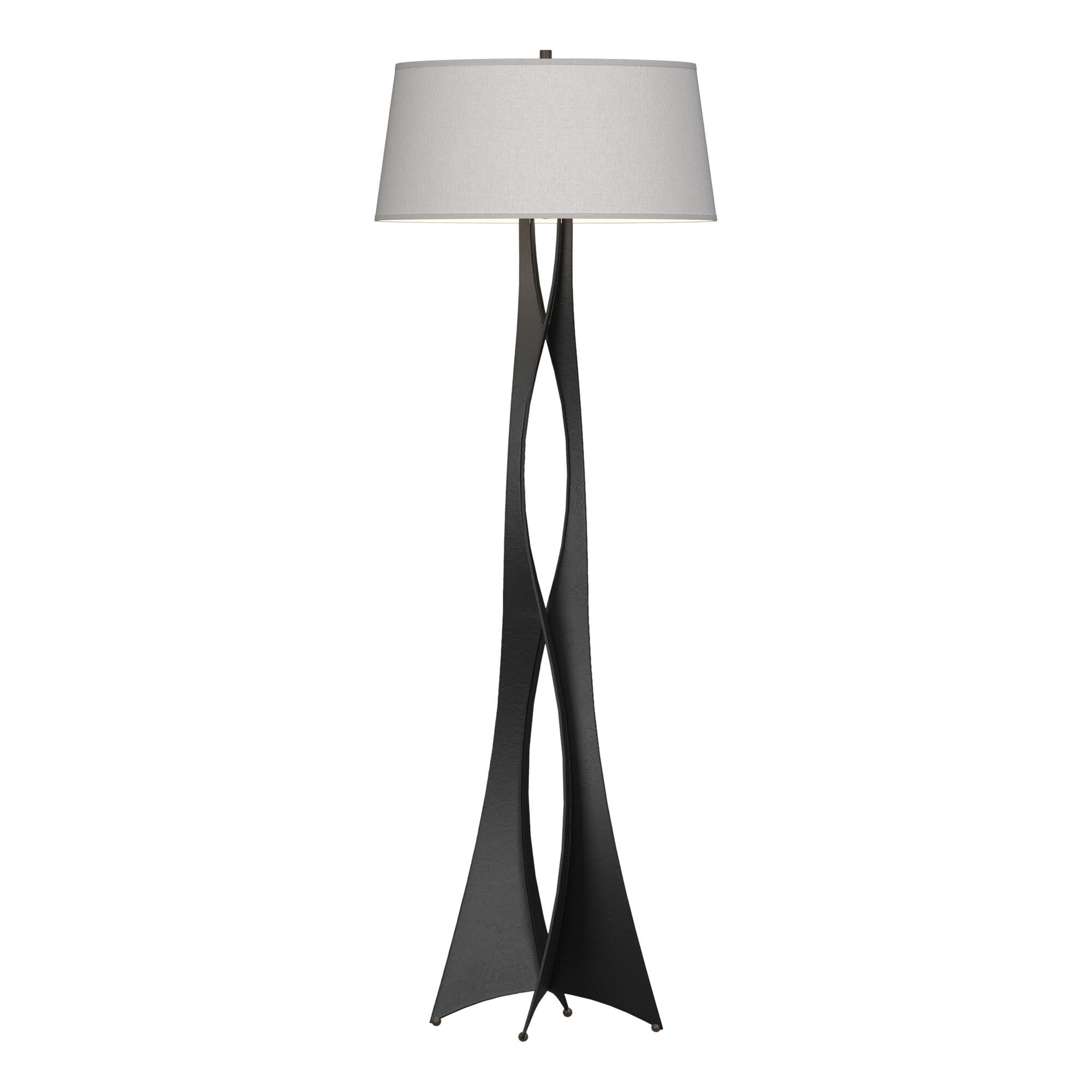 Shown in Black finish and Flax shade