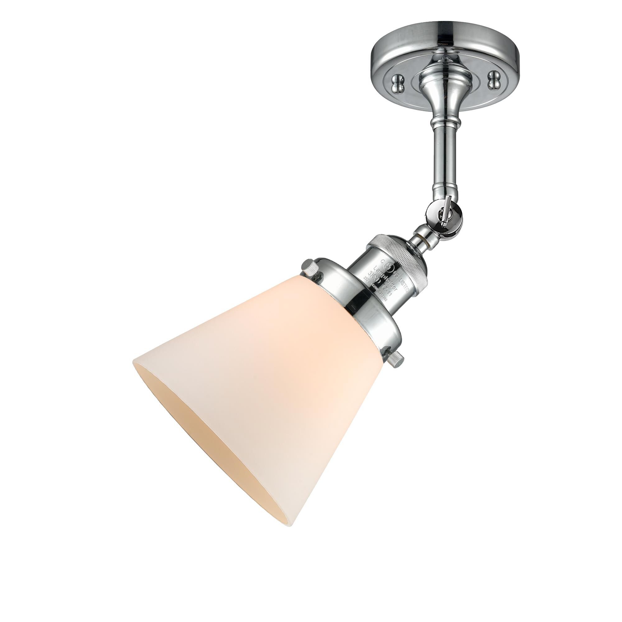 Bruno Marashlian Small Cone 6 Inch 1 Light Semi Flush Mount by Innovations Lighting