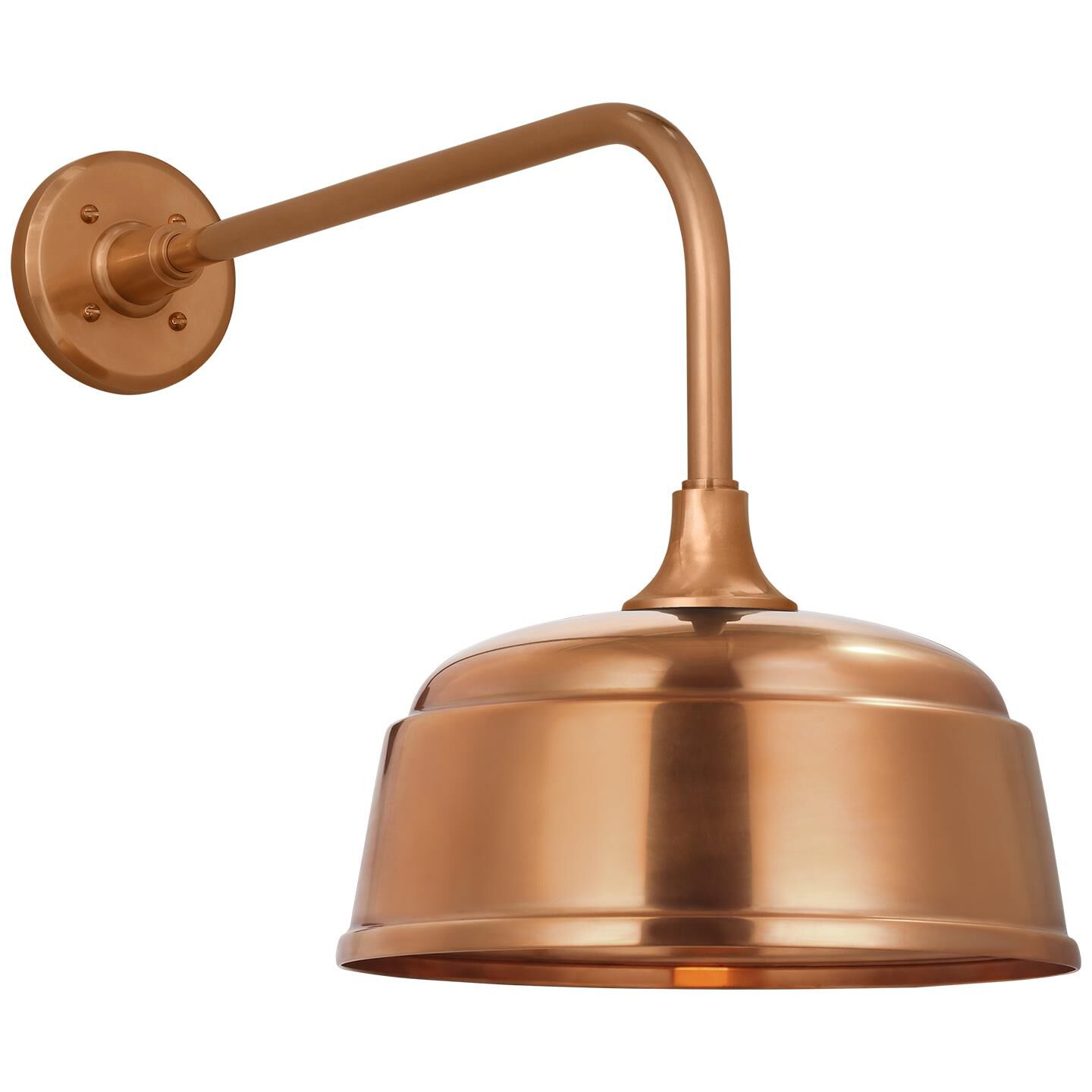 Shown in Soft Copper finish and Copper shade