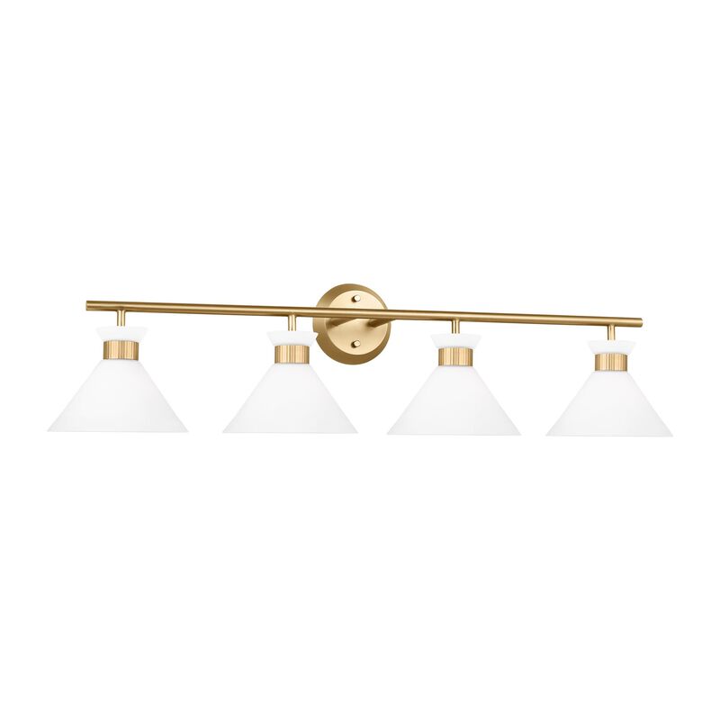 Drew & Jonathan Belcarra 36 Inch 4 Light Bath Vanity Light by Visual Comfort Studio Collection