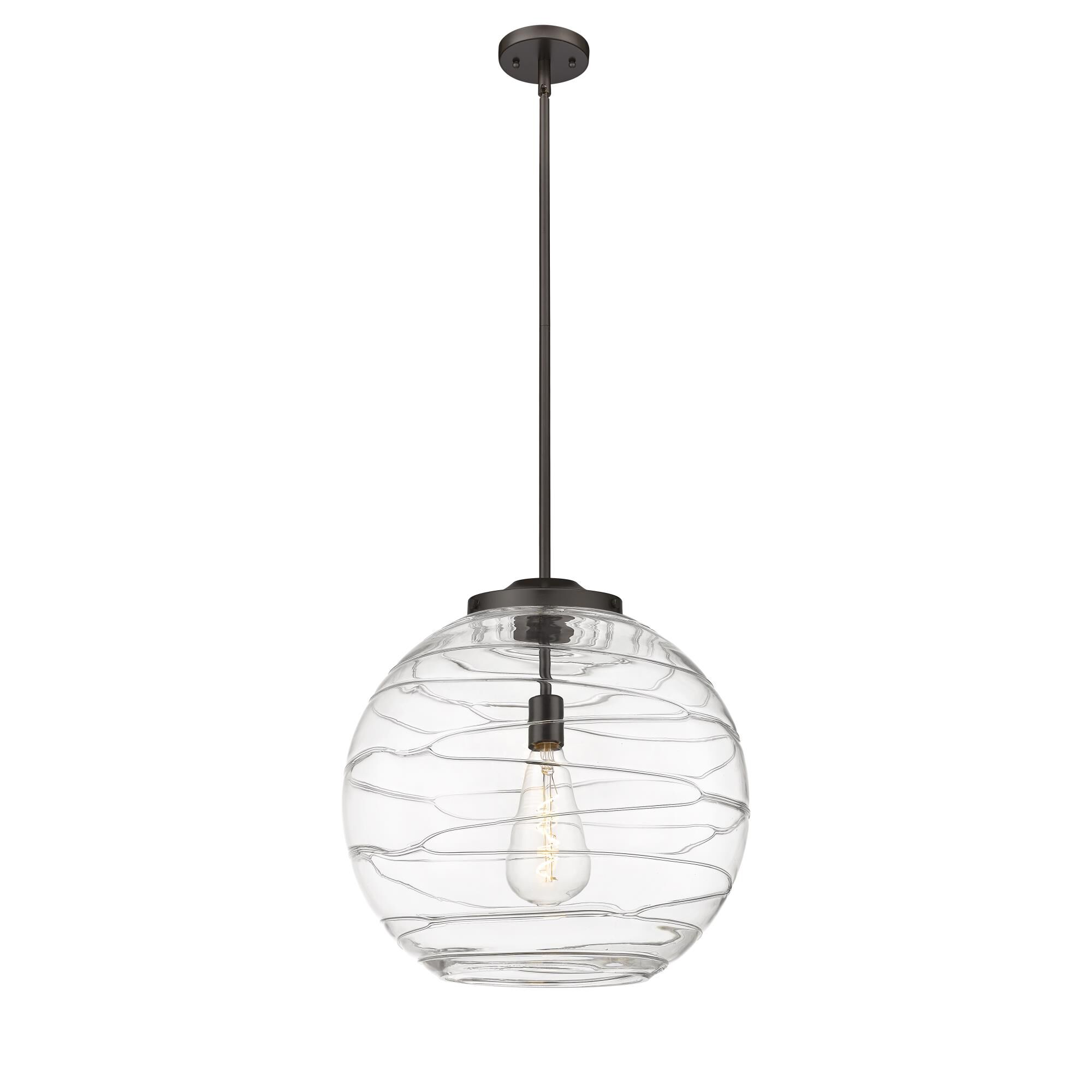 Innovations Lighting Bruno Marashlian Deco Swirl 17 Inch Large Pendant
