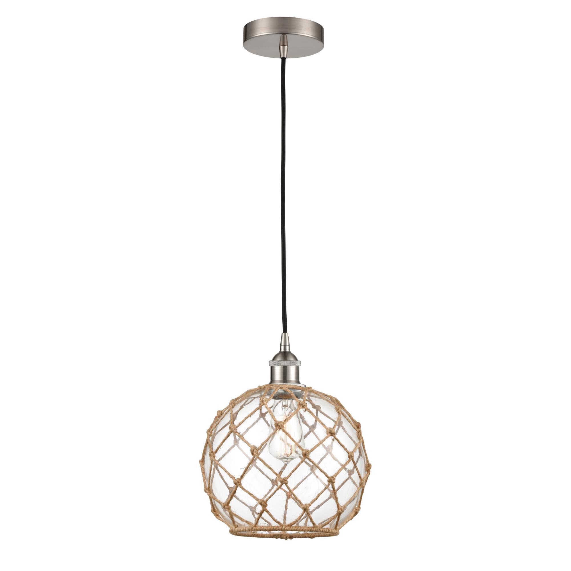 Bruno Marashlian Farmhouse Rope 10 Inch Mini Pendant by Innovations Lighting