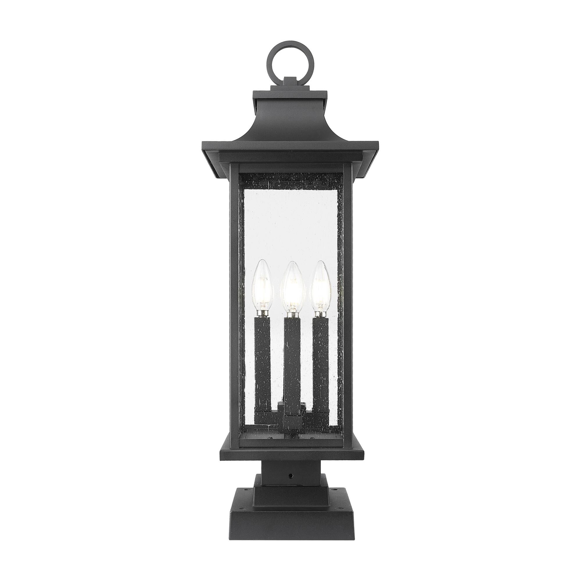 Tiberius 27 Inch Outdoor Pier Lamp by Z Lite