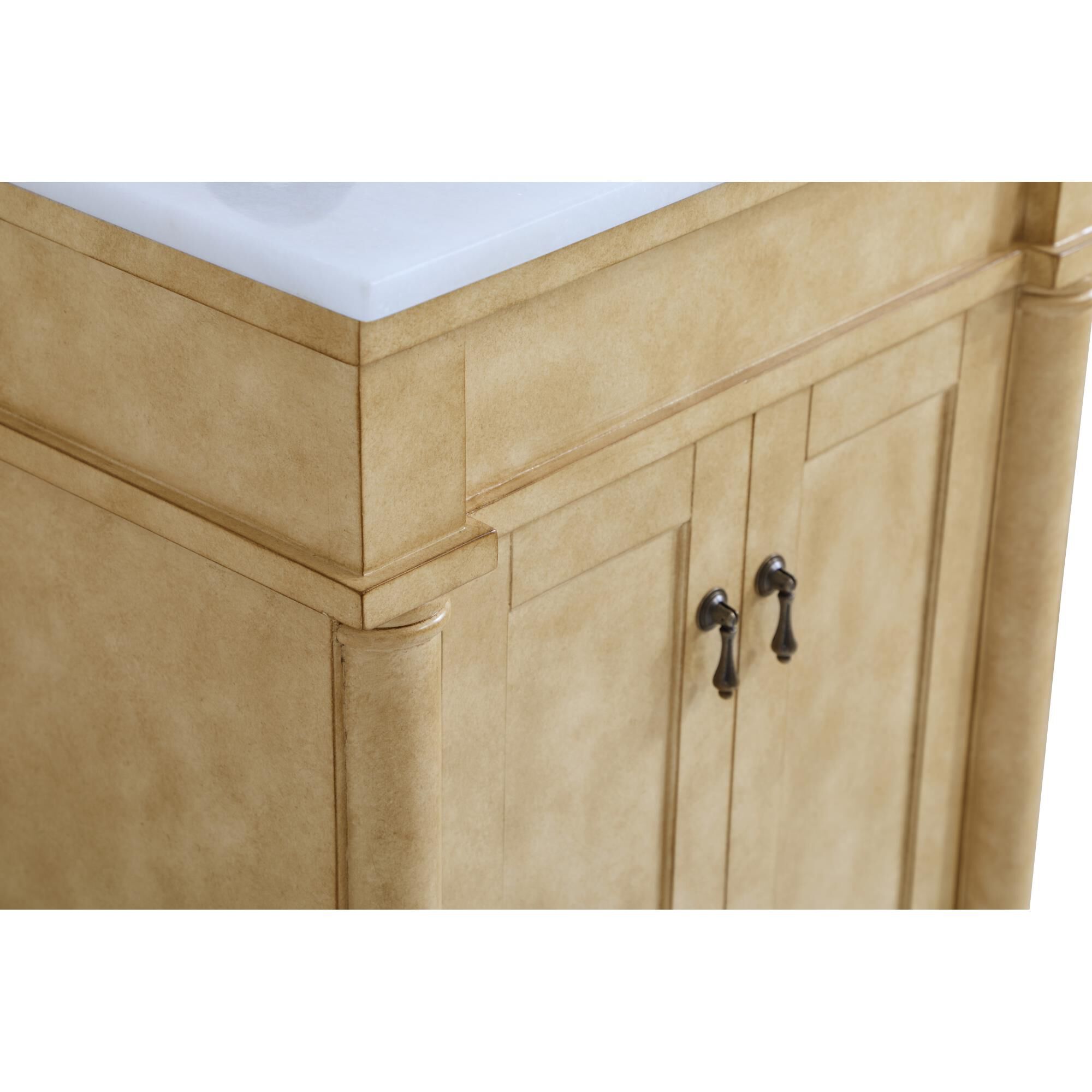 Shown in Antique Beige finish