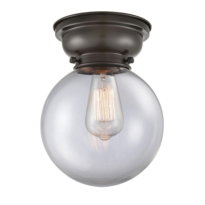 Bruno Marashlian Large Beacon 8 Inch 1 Light Flush Mount by Innovations Lighting