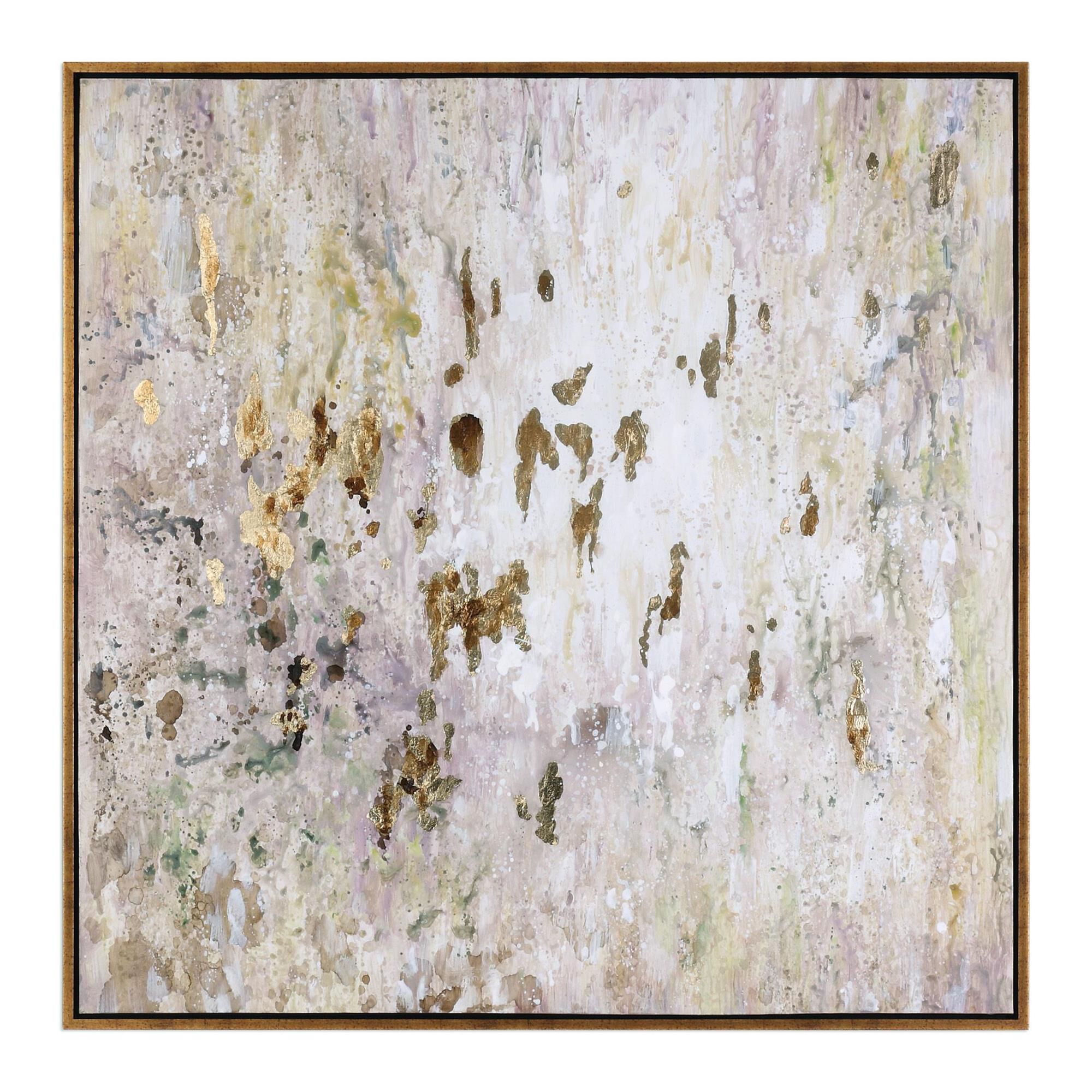 Shown in Champagne Silver Leaf-Gold Leaf finish