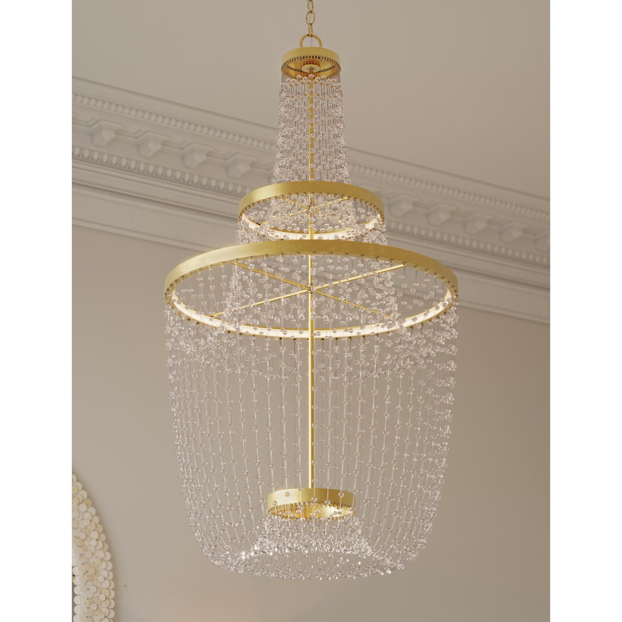 Mademoiselle 27 Inch Chandelier by Currey and Company