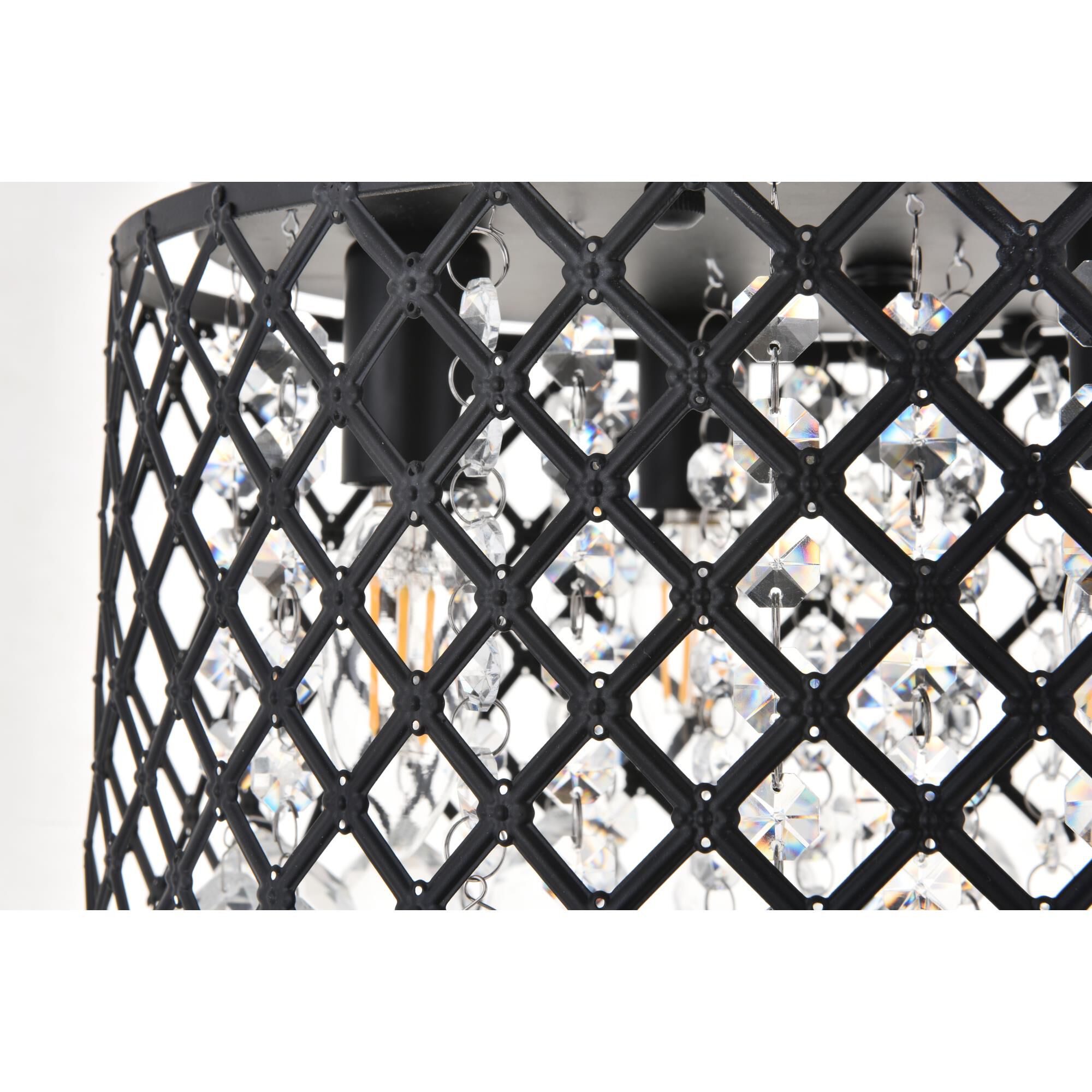 Tully 13 Inch 4 Light Flush Mount by Elegant Lighting