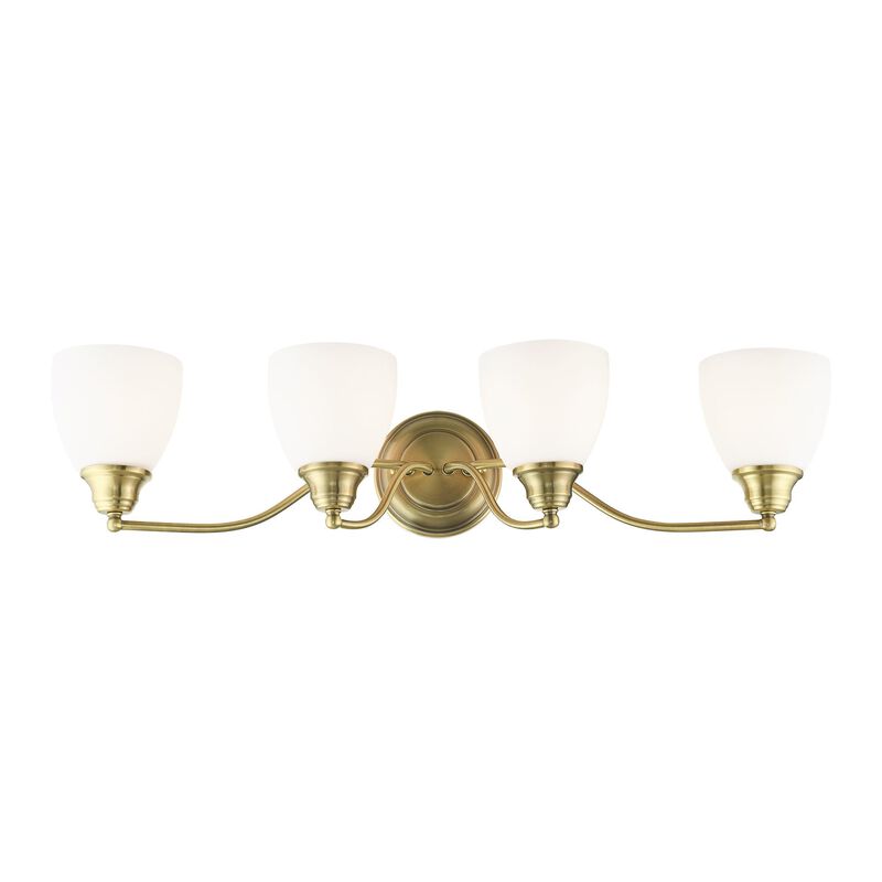 Somerville 30 Inch 4 Light Bath Vanity Light by Livex Lighting
